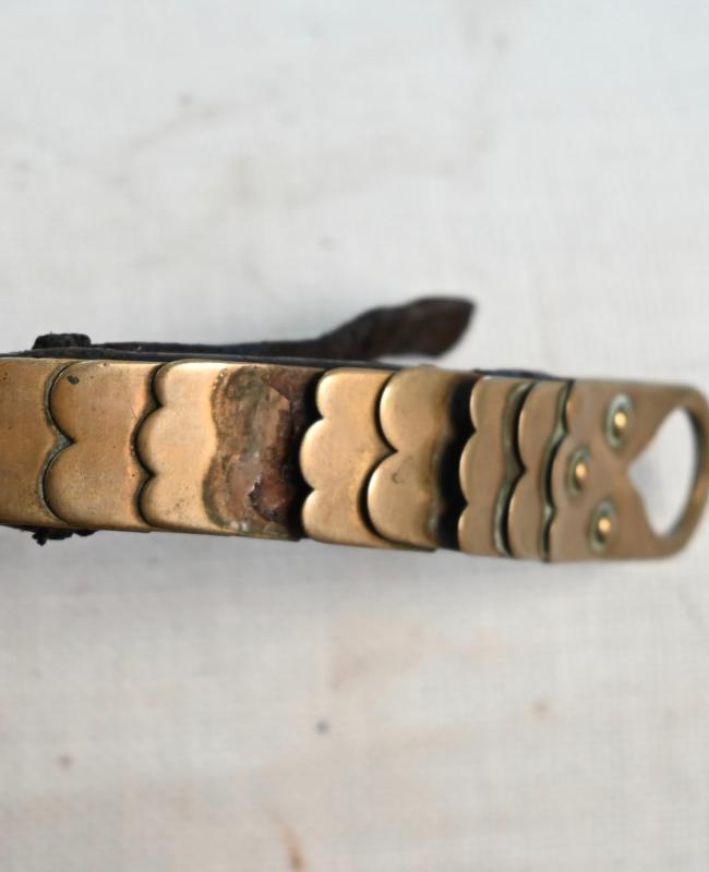Set of M1891 Brass Flat Chinscales