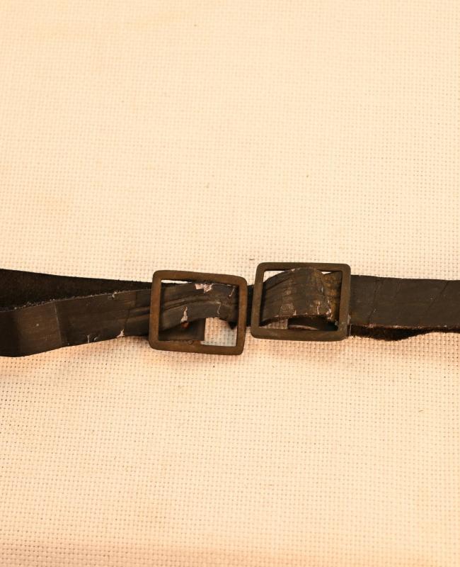 Chinstrap Leather for Ersatz Type Pickelhaube- Wartime