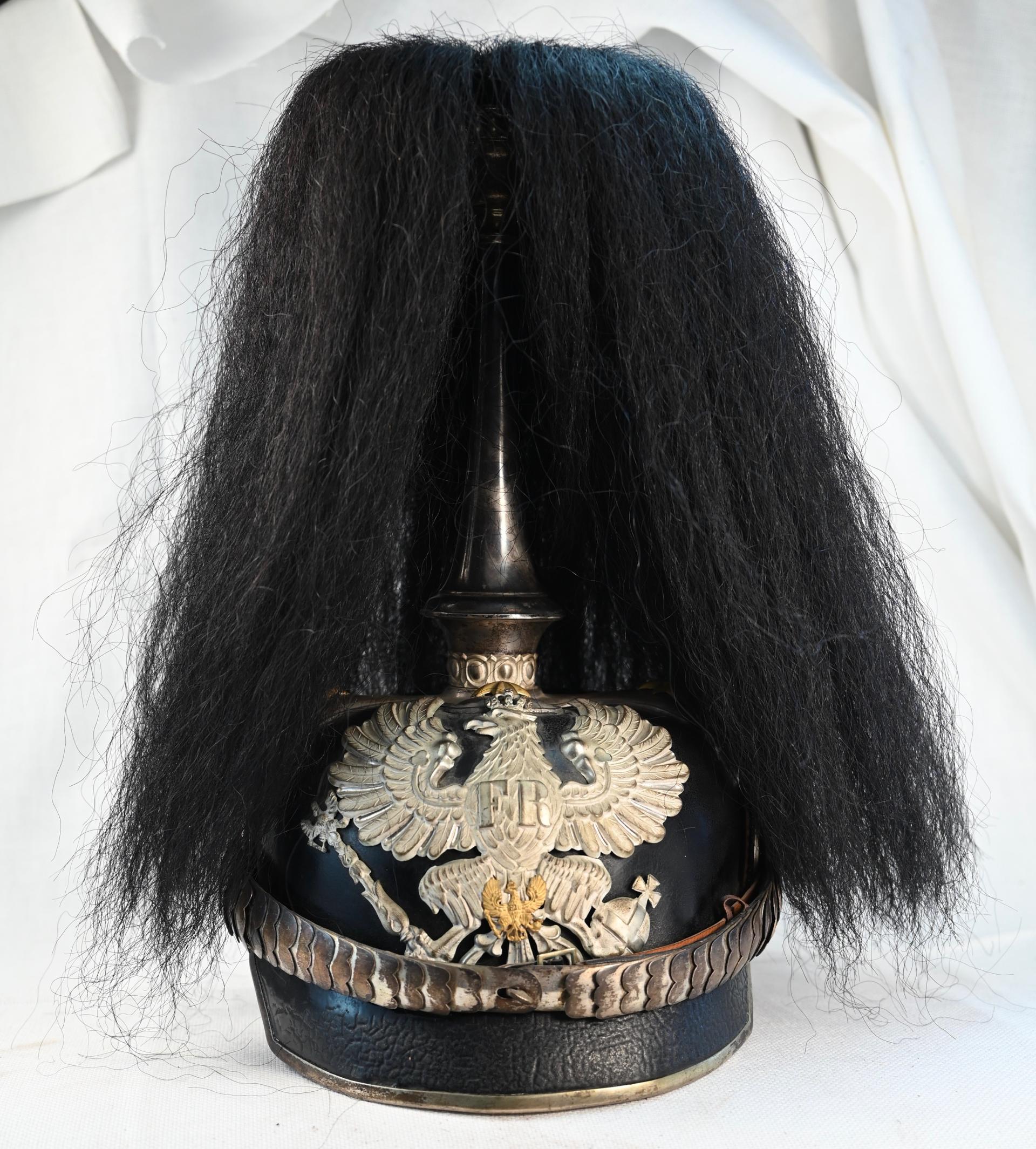 Prussian Regimental "Apothecker" Pharmacist Pickelhaube