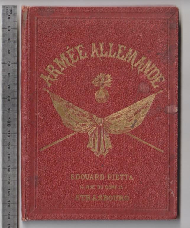 Booklet "Armée Allemande" from the 1870's