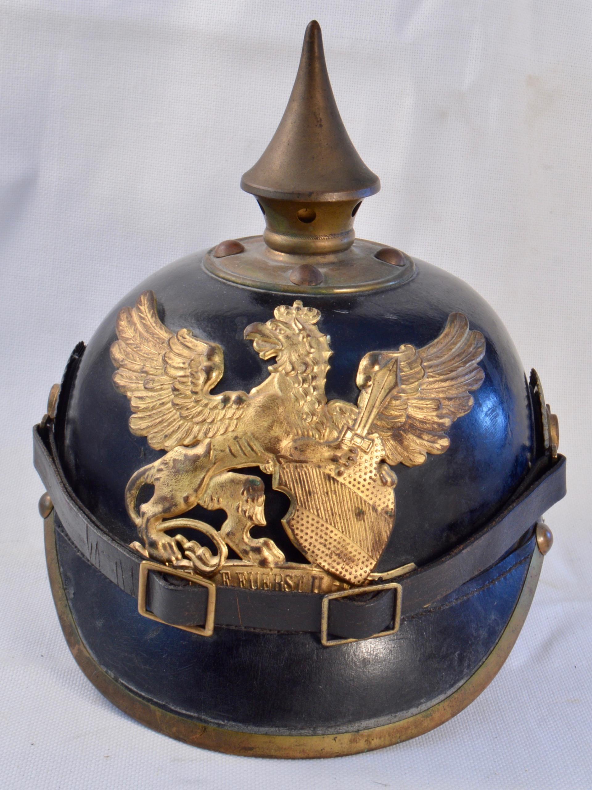 Baden Infantry Enlisted Pickelhaube - Excellent