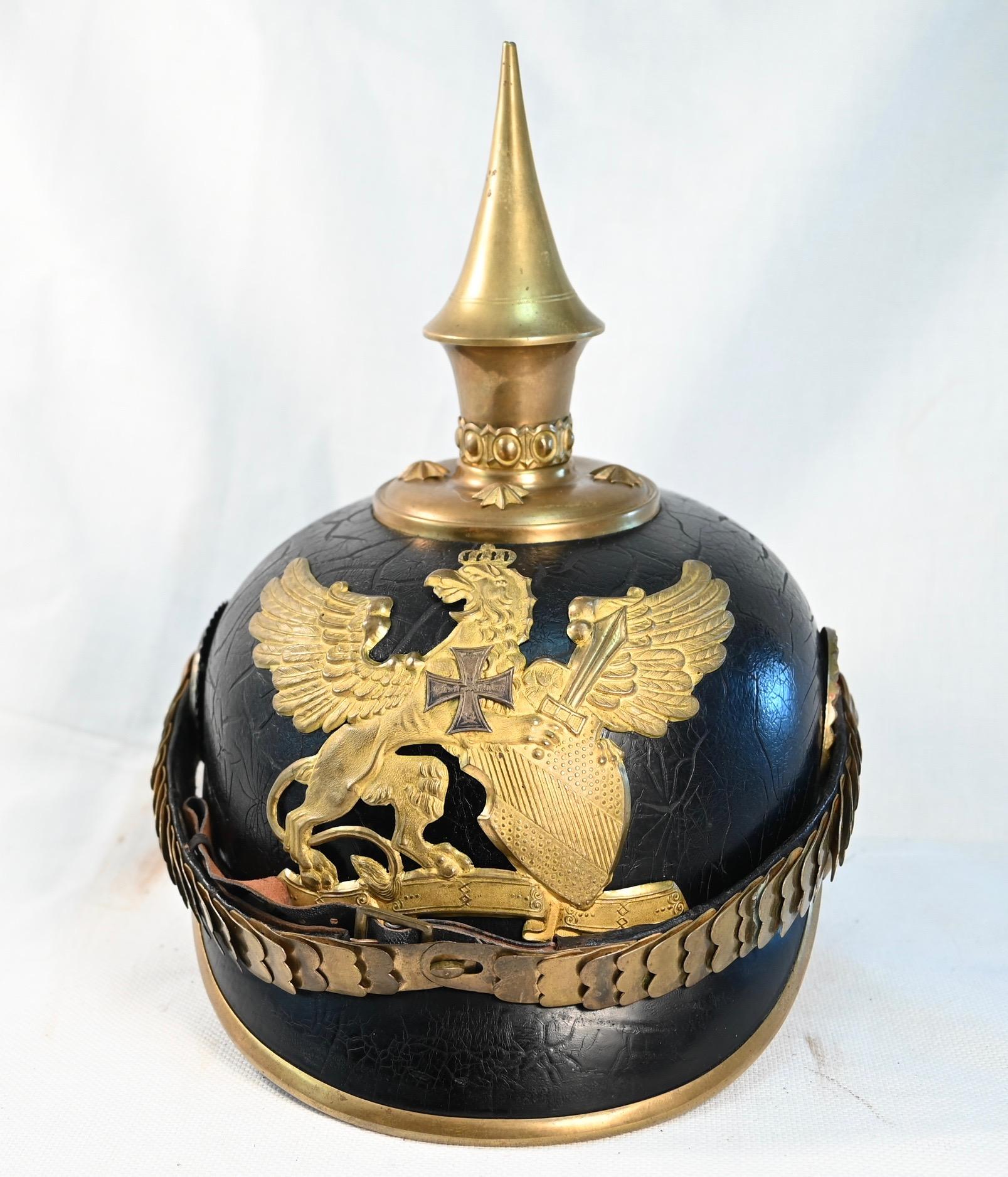Baden Landwehr Infantry Officers Pickelhaube