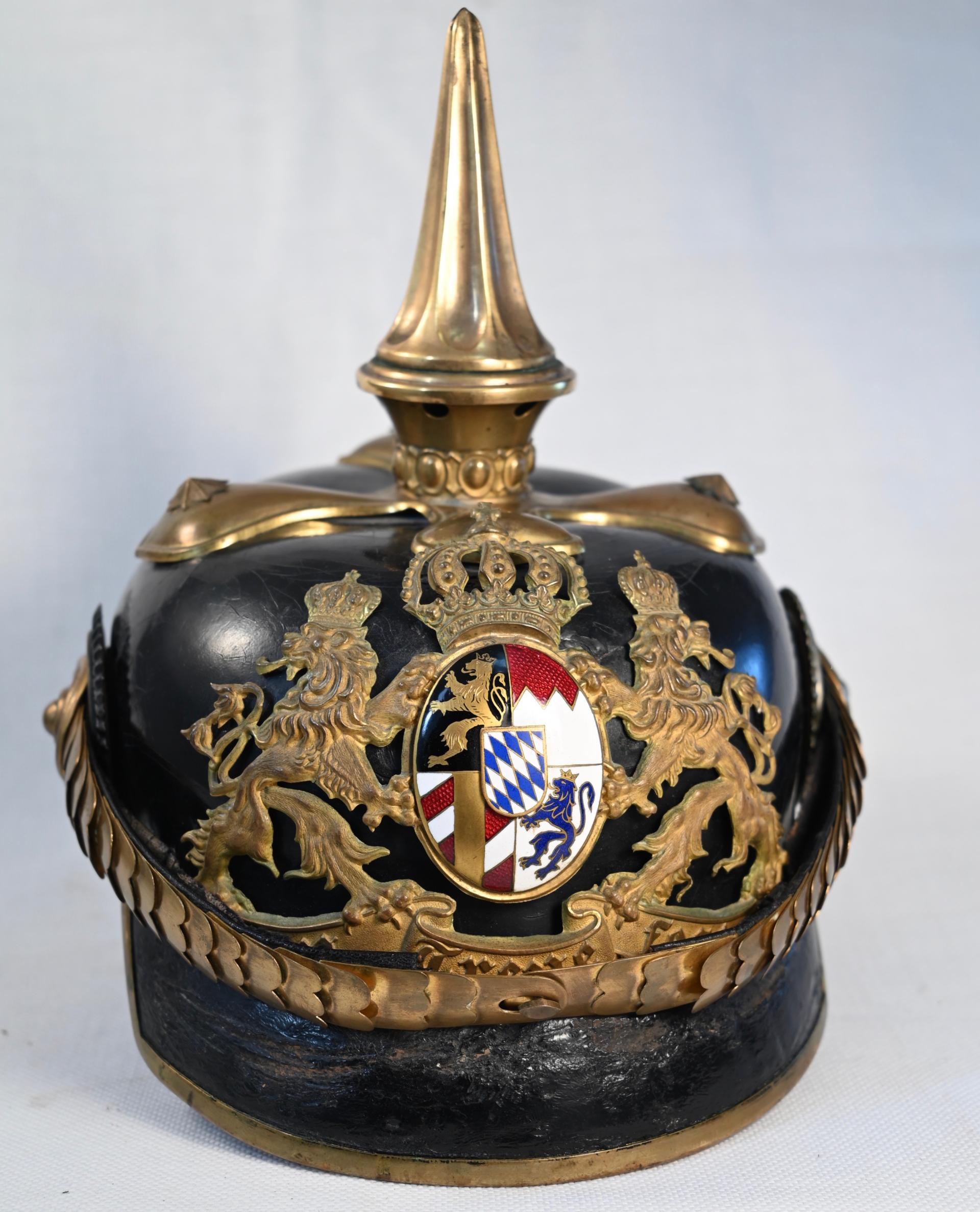Bavarian General Adjudant or Arzt Pickelhaube
