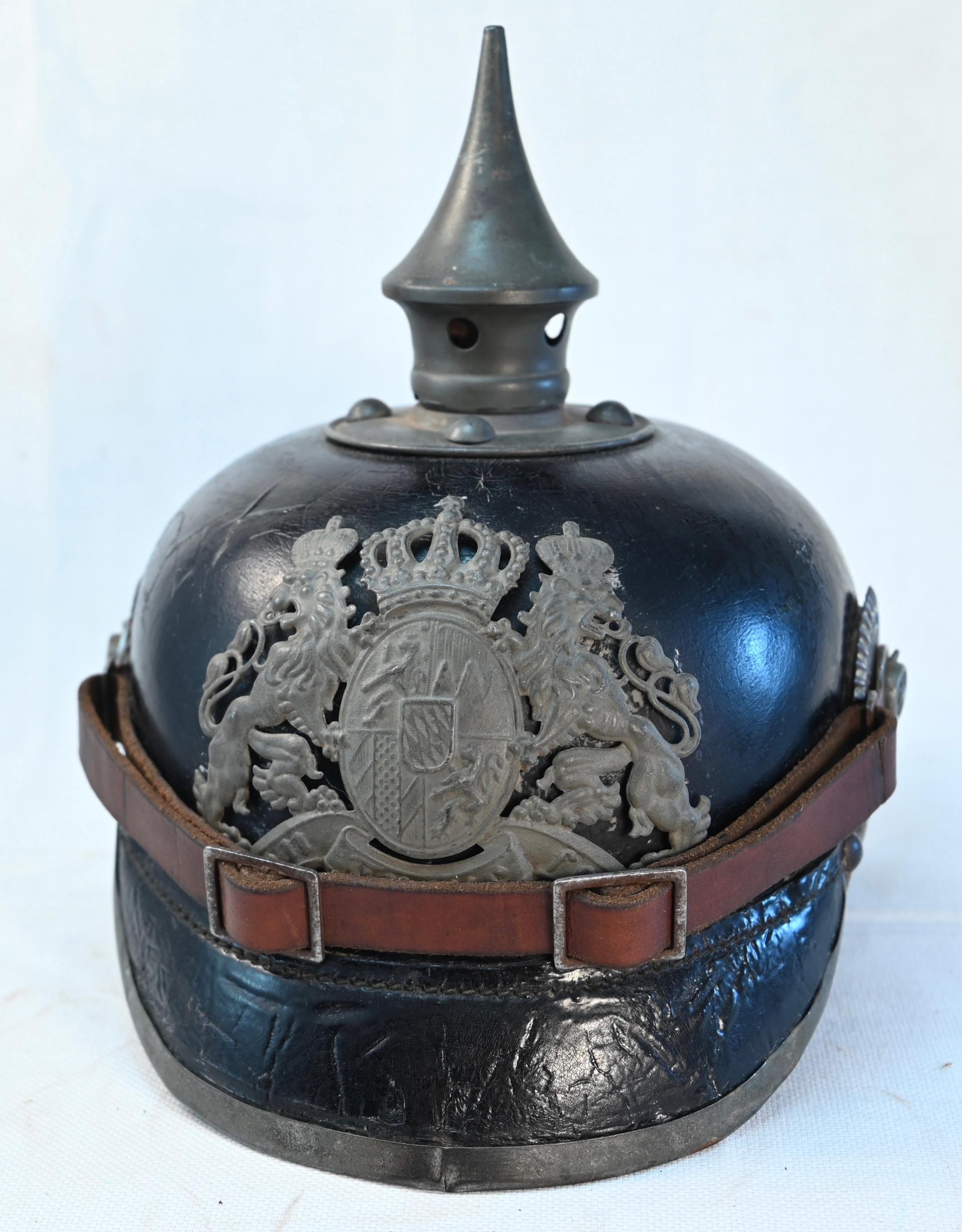 Bavarian Model 1916 Enlisted Pickelhaube