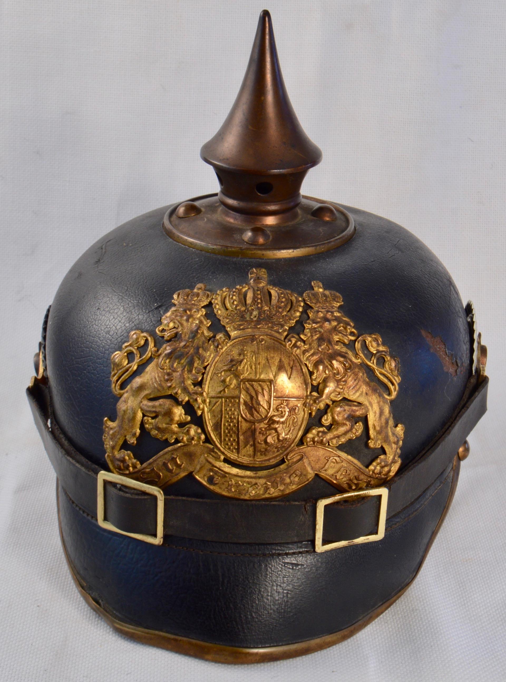 Bavarian "Eigenthums Helm" - Infantry Pickelhaube