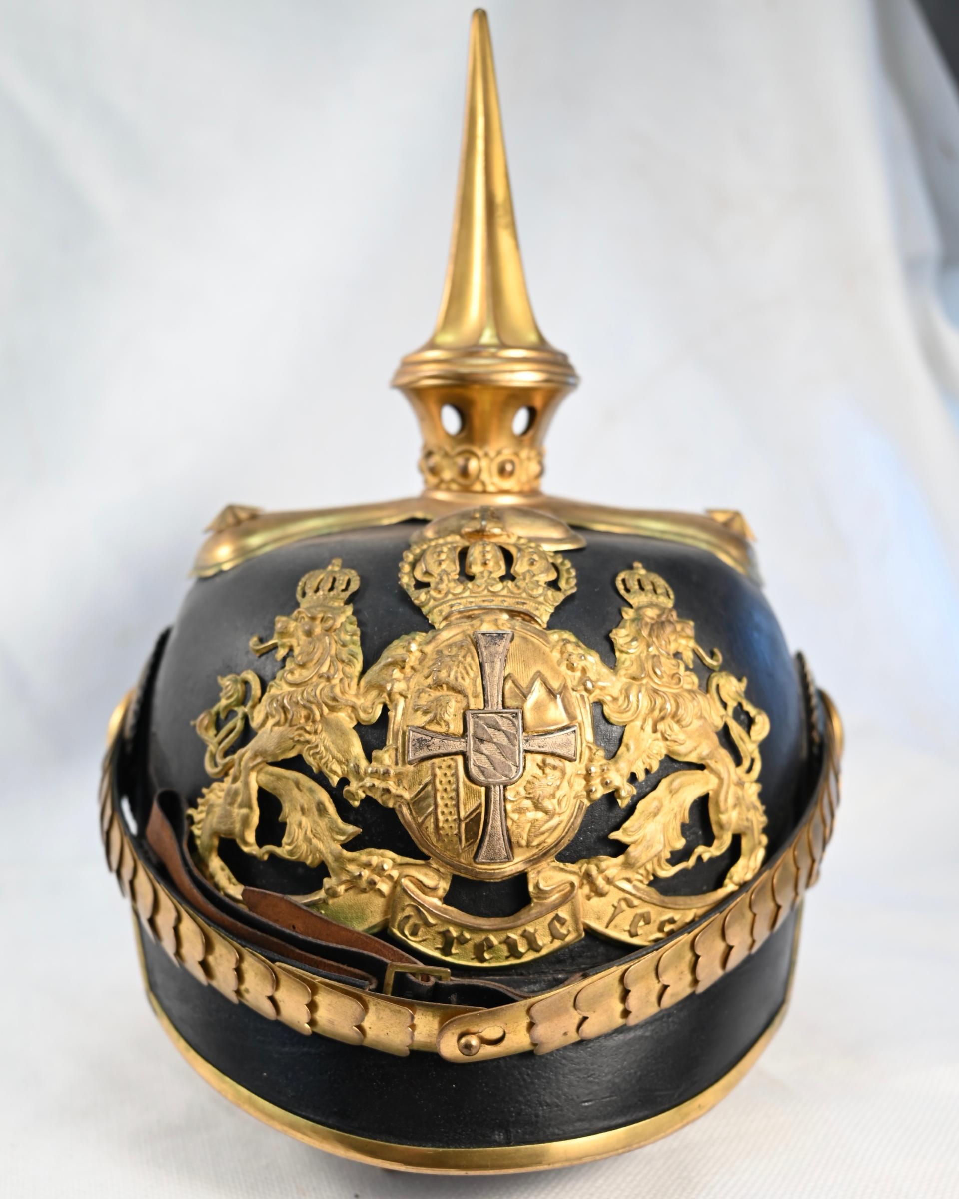 Bavarian Reserve Chevau-Leger Officer Pickelhaube