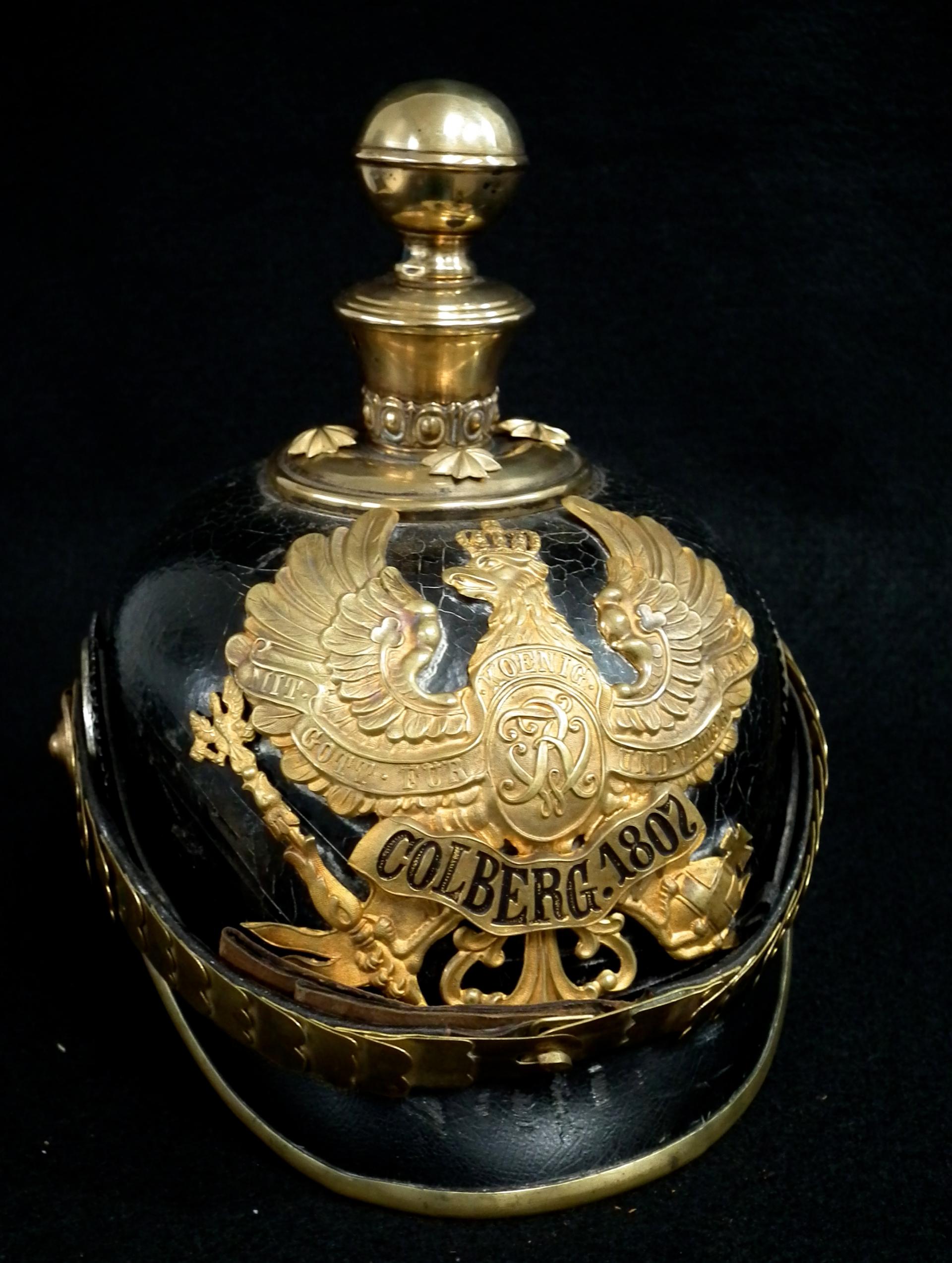 Prussian 2nd Foot Artillery - 3rd Co. - "Colberg 1807" Pickelhaube