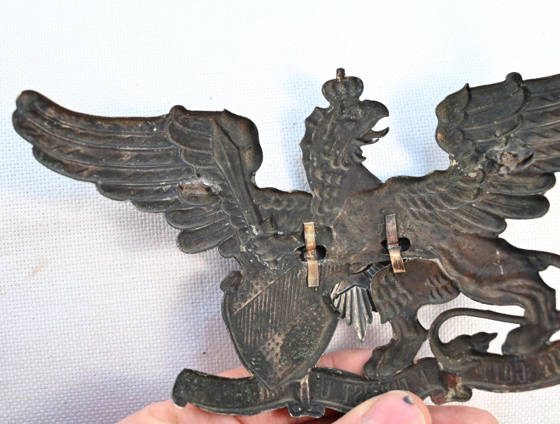 Baden 109th Leib-Grenadier Enlisted Pickelhaube Emblem