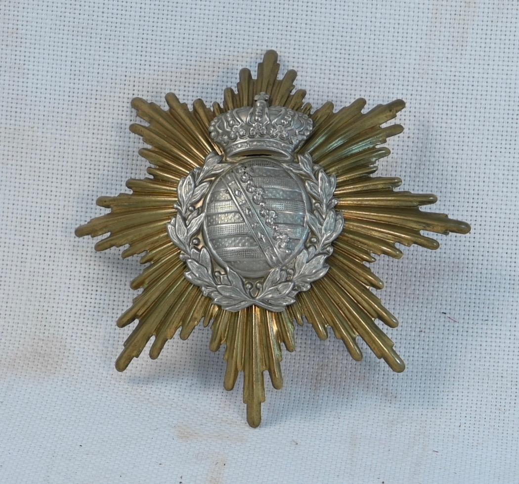Saxon NCO/Officers Pickelhaube Front Plate