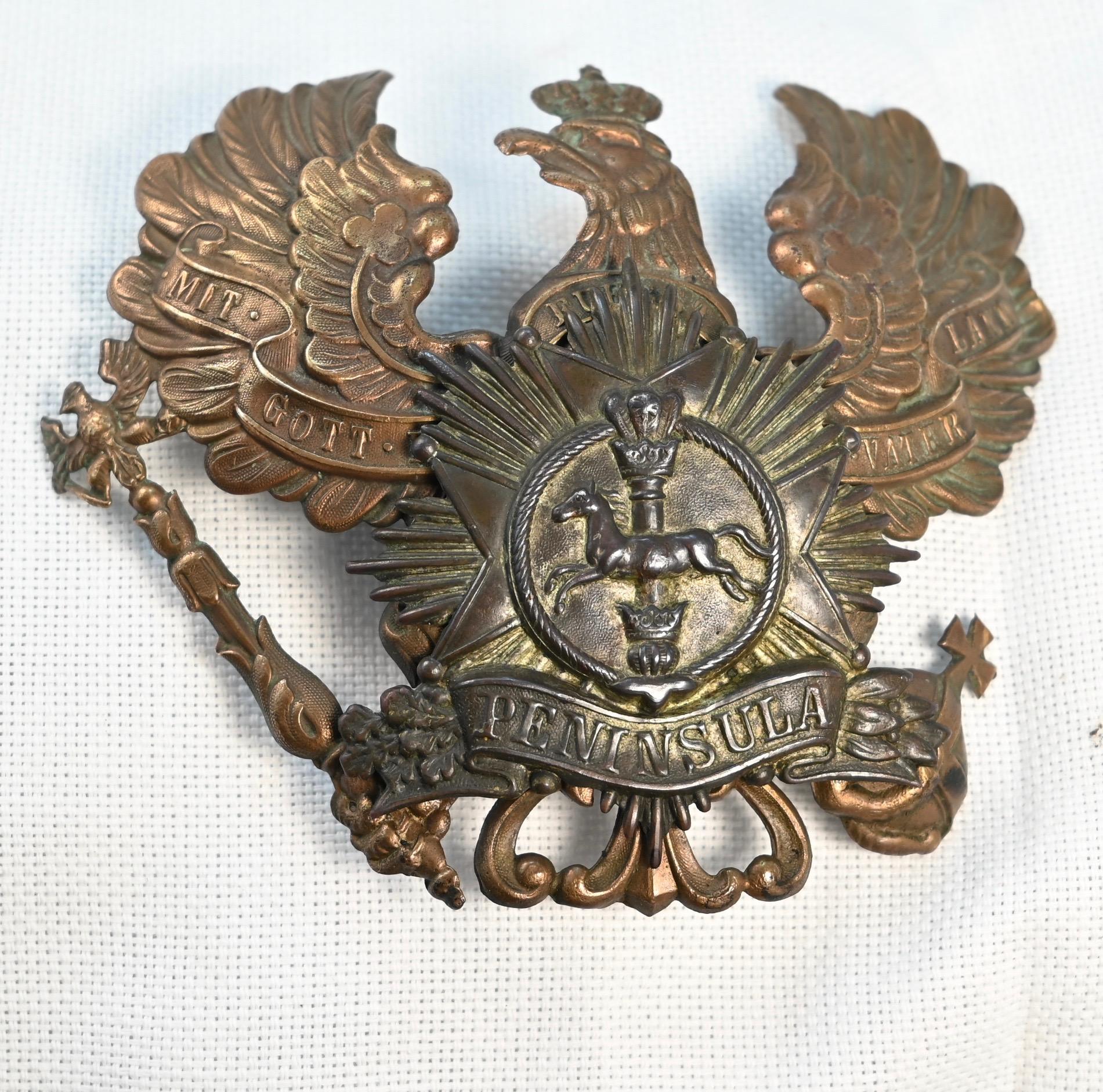Brunswick Infantry Regt. 92 Enlisted Front Plate