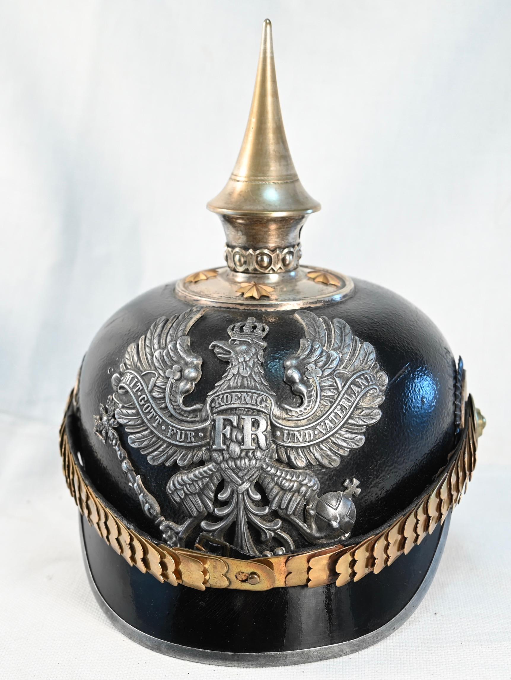 Prussian Wartime Pioneer Officer Pickelhaube