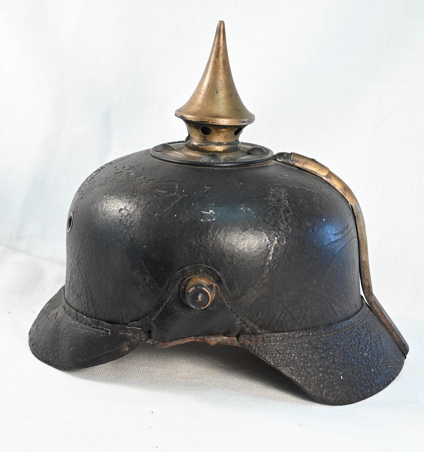 Saxon Enlisted Helmet Shell with "VERKAUFT" marking