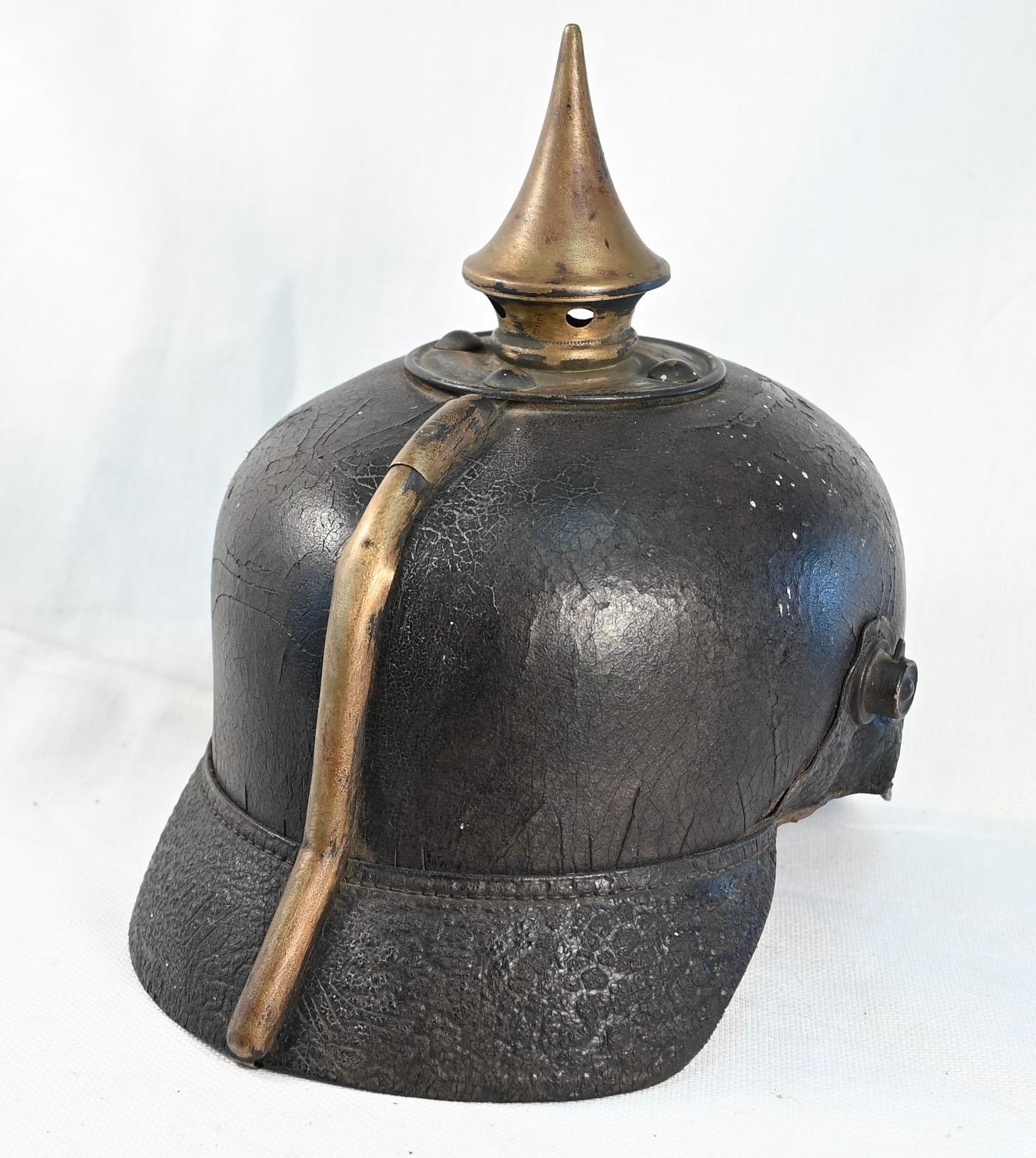 Saxon Enlisted Helmet Shell with "VERKAUFT" marking