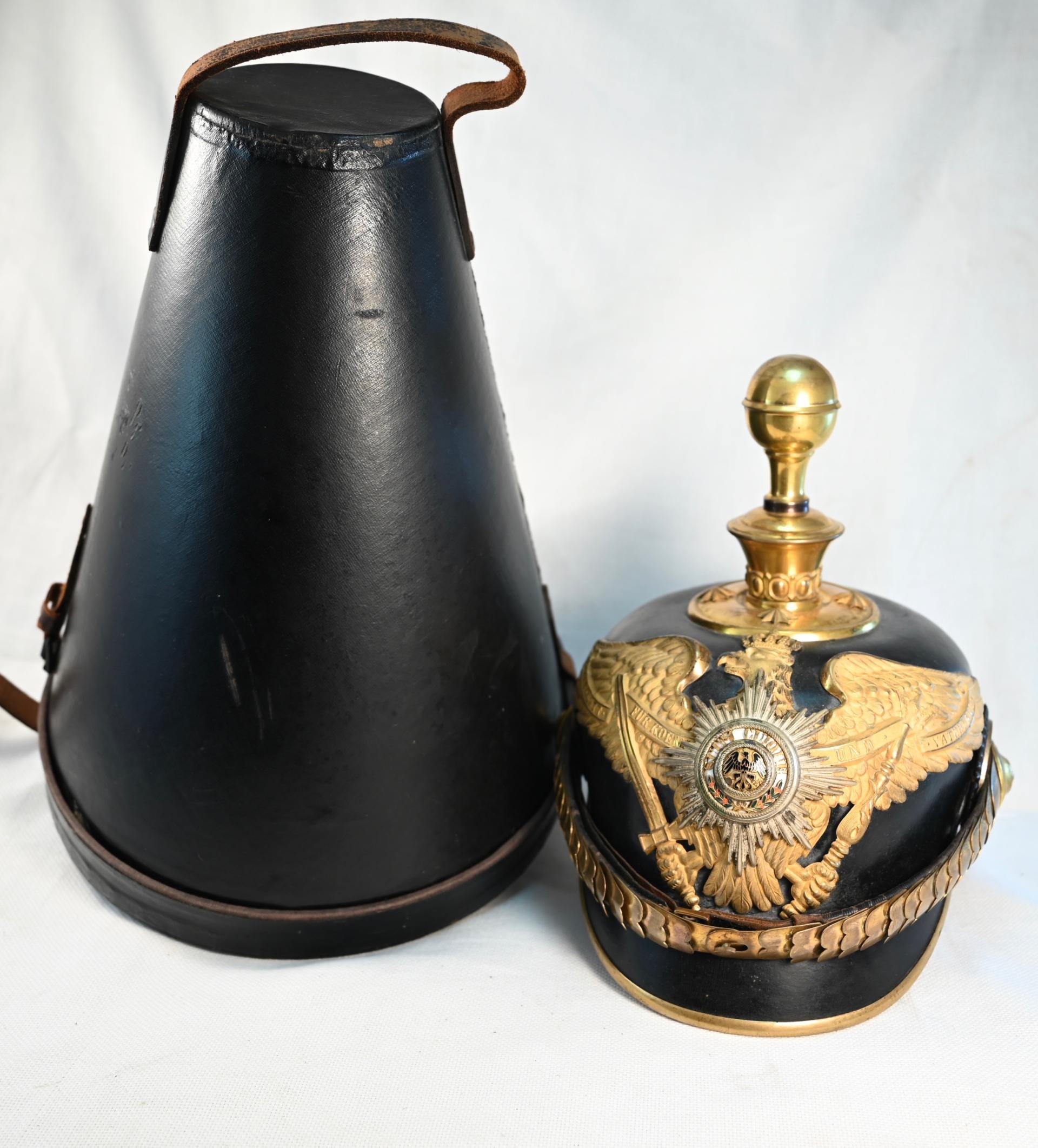 Prussian Garde Field Artillery Officers Pickelhaube
