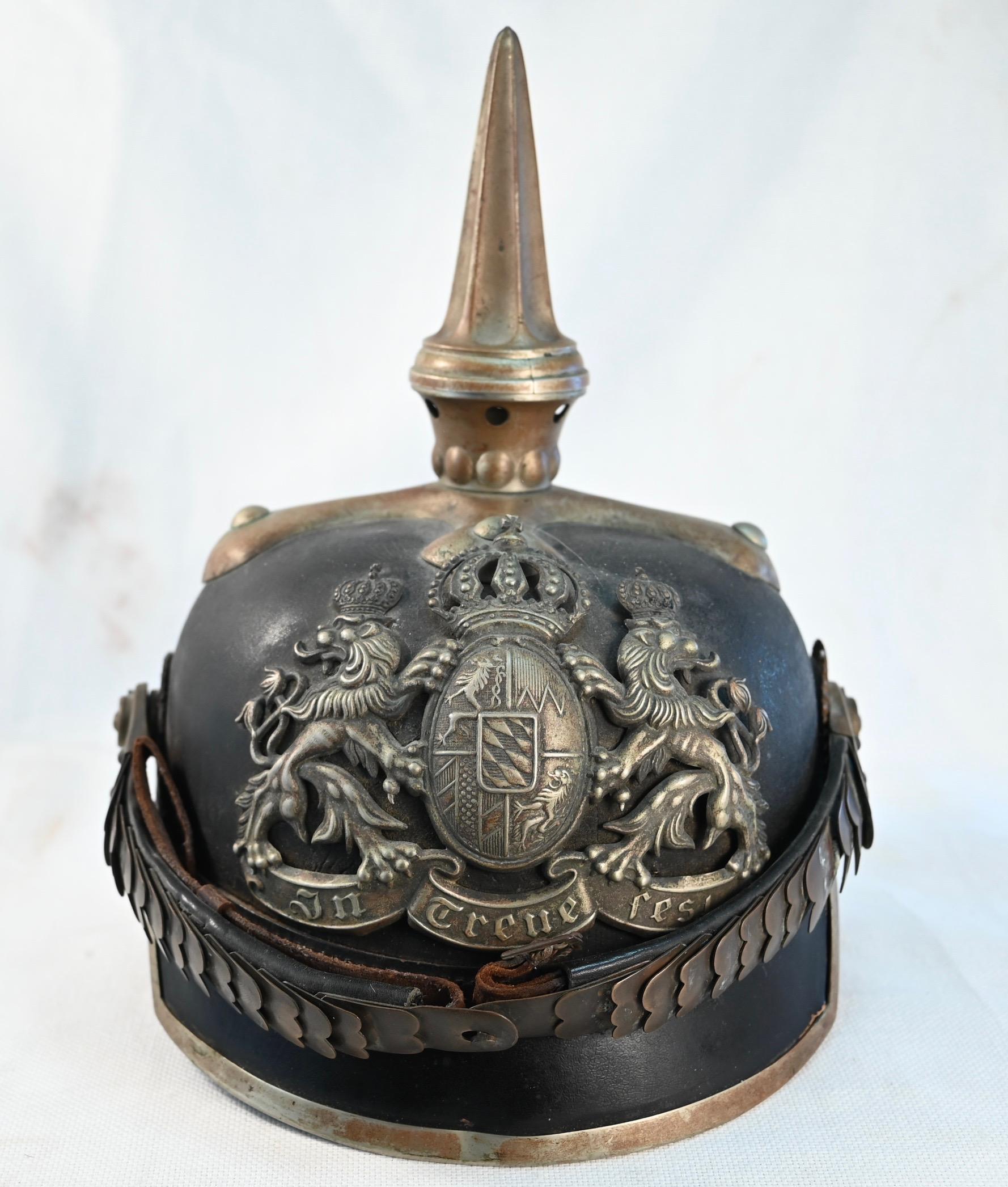 Bavarian Schwere Reiter Cavalry Enlisted Pickelhaube