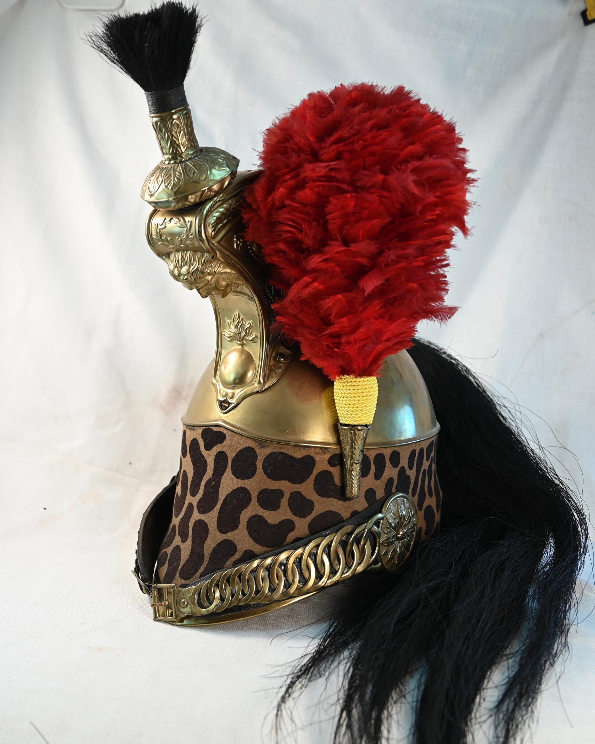 French Dragoon Enlisted Helmet Model 1855