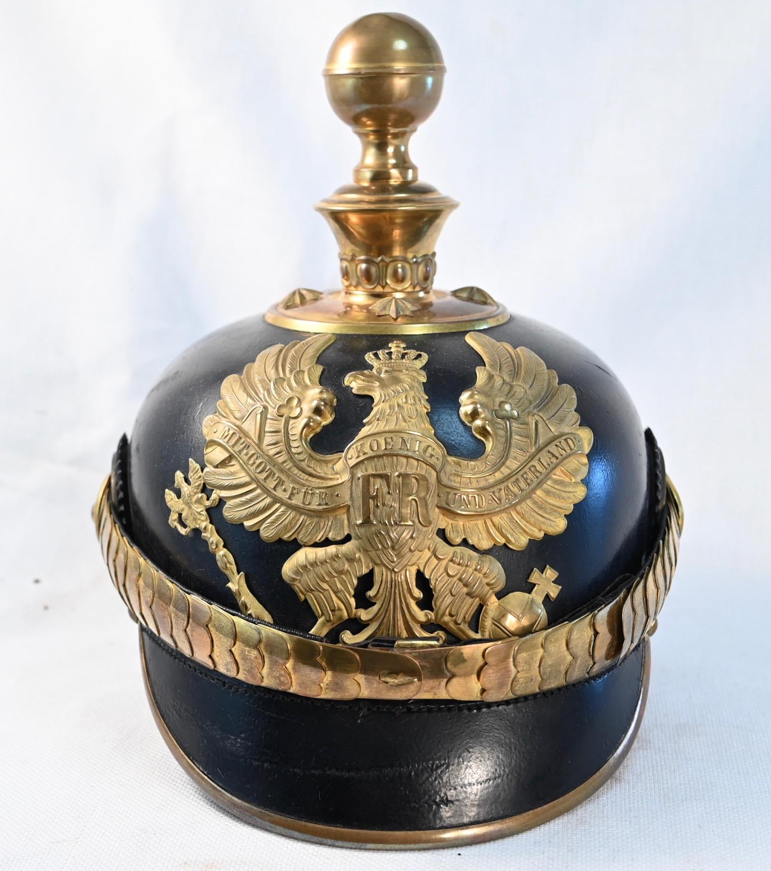 Prussian Field Artillery Officers Pickelhaube