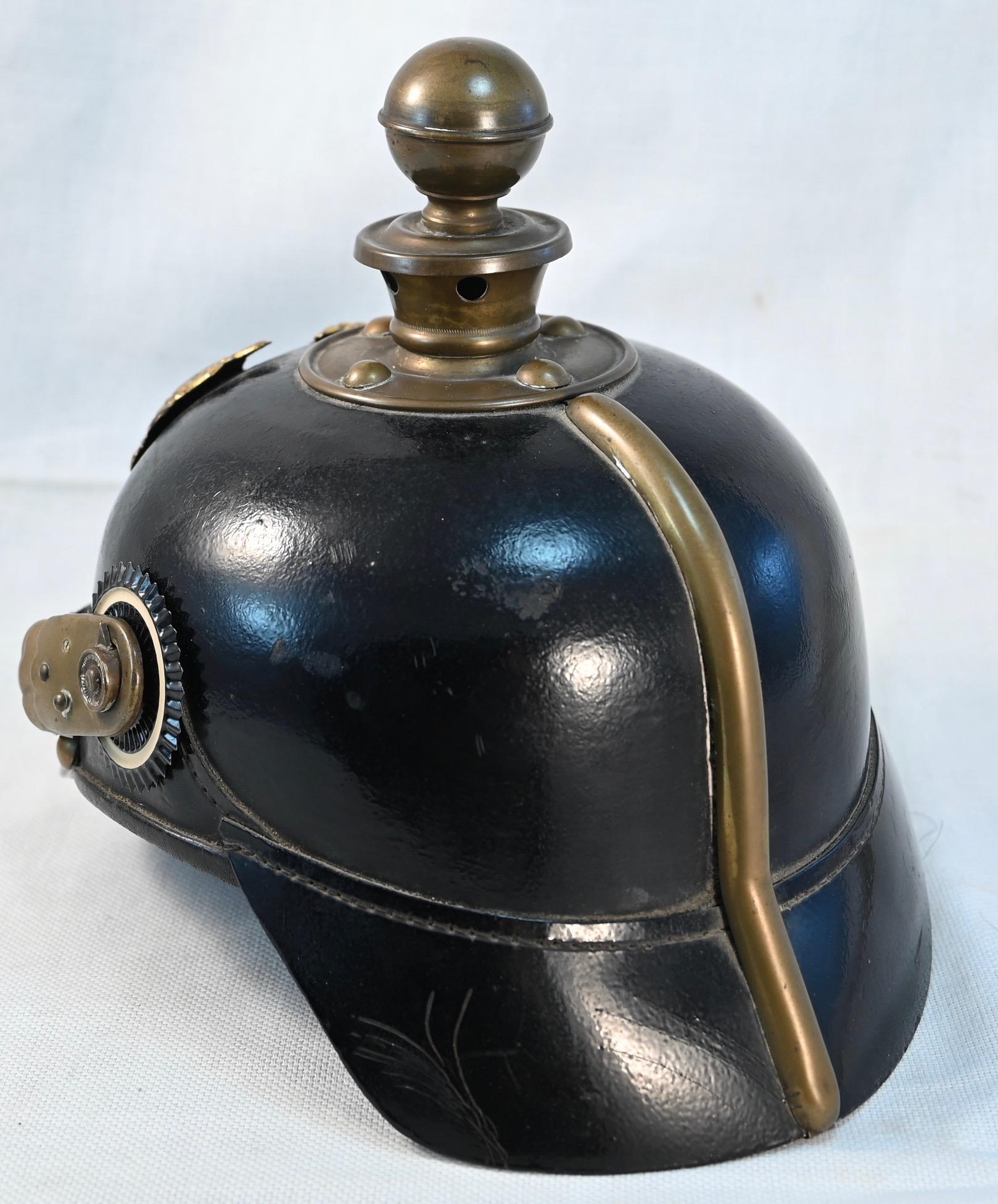 Prussian Field Artillery Enlisted Pickelhaube Headgear Age of Kings