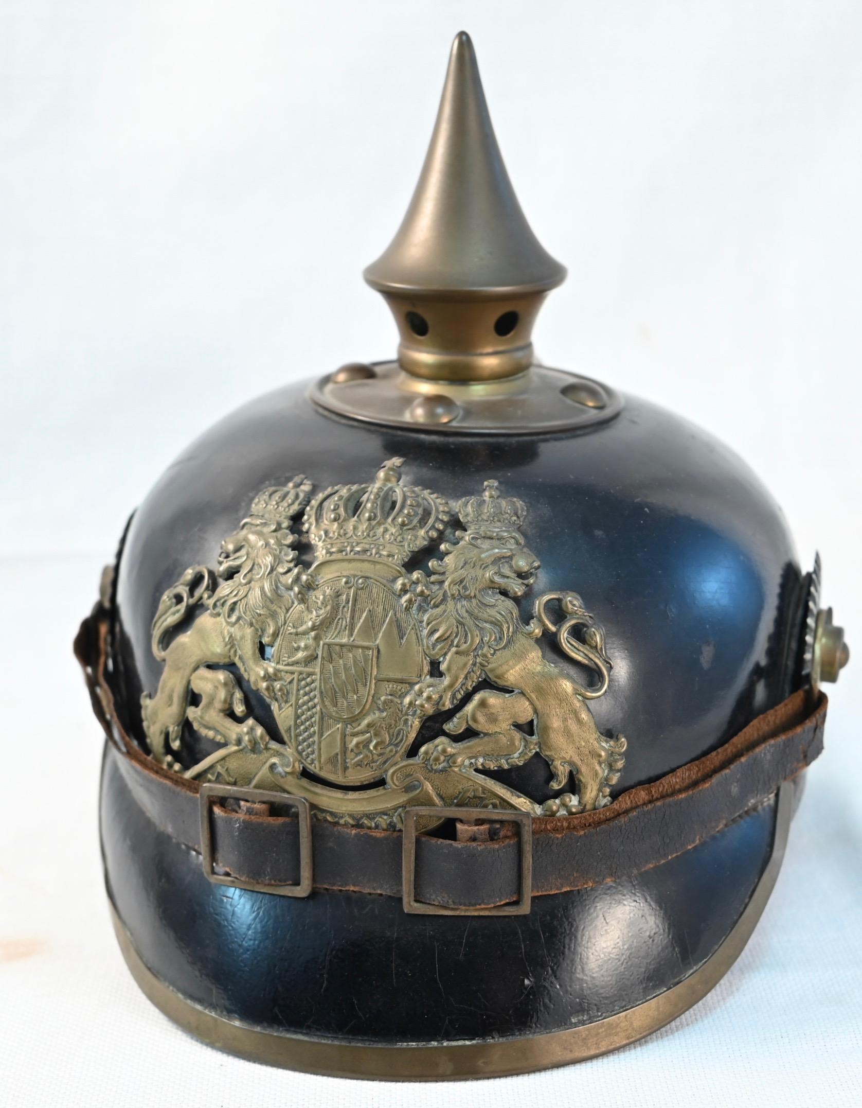 Bavarian Enlisted Infantry Pickelhaube