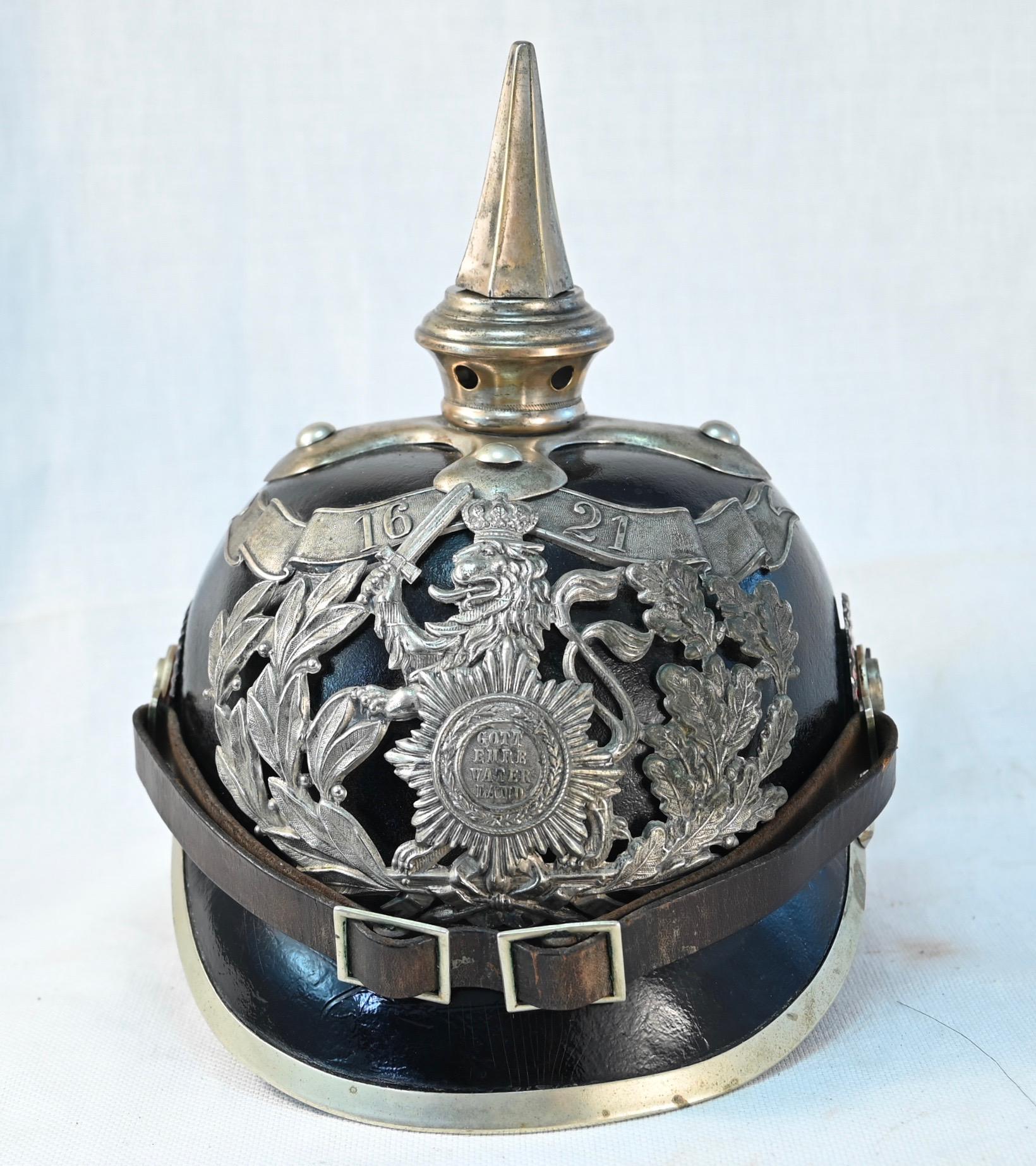 Hessen 115th Leib-Infantrie Enlisted Pickelhaube