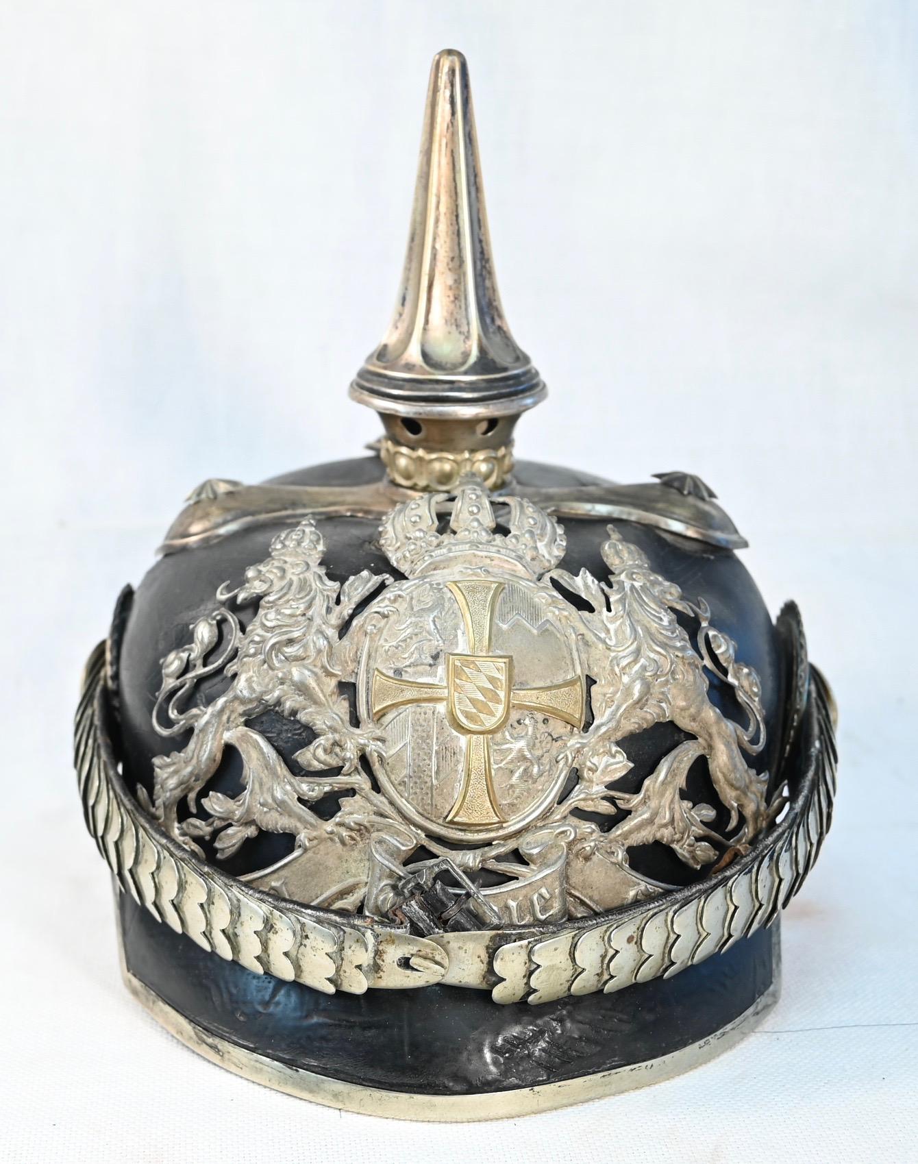 Bavarian "Schwere Reiter" - Kürassier- Reserve Officers Pickelhaube