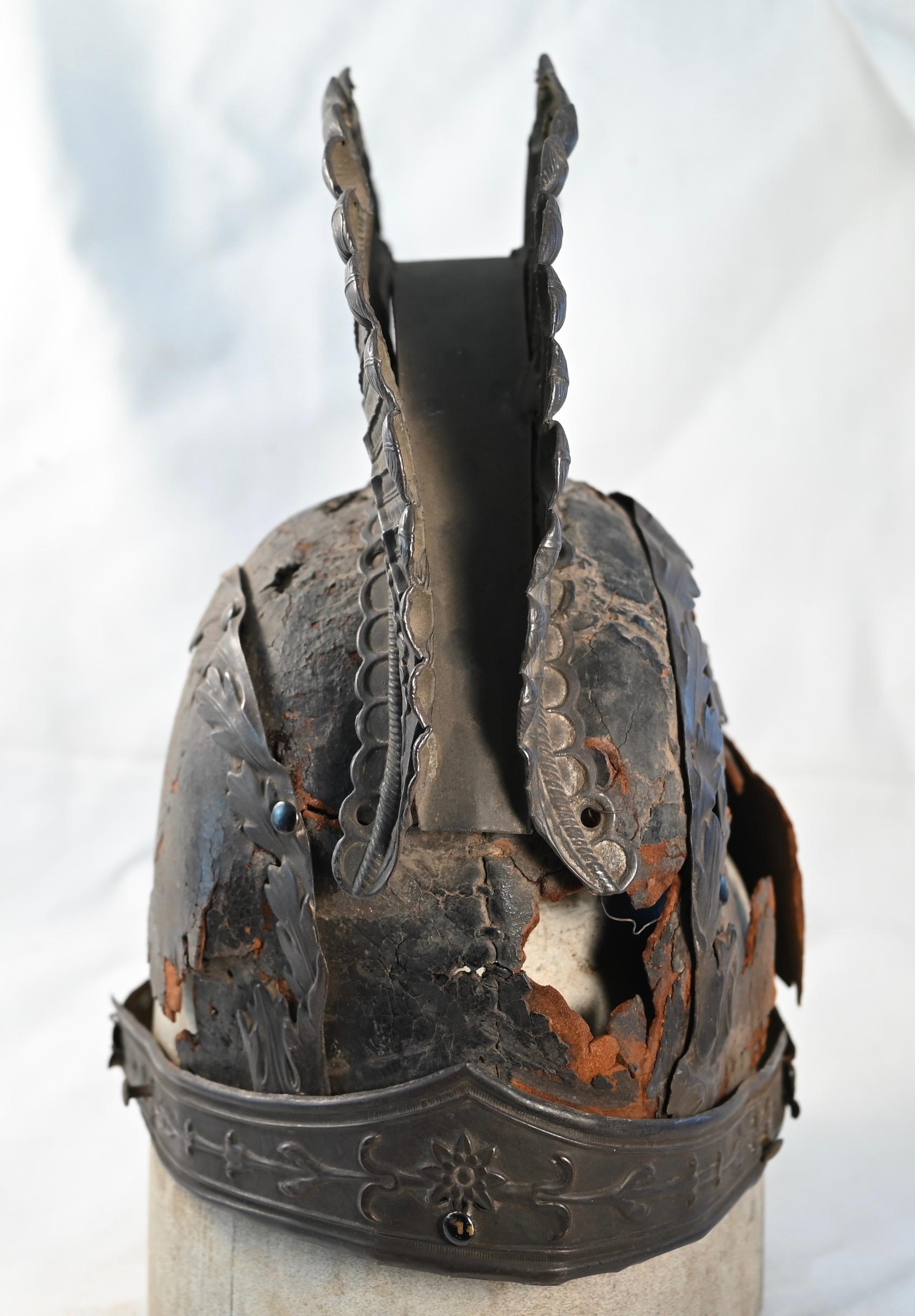 French Garde du Corps du Roi Model 1814 "Relic Helmet" RARE Headgear