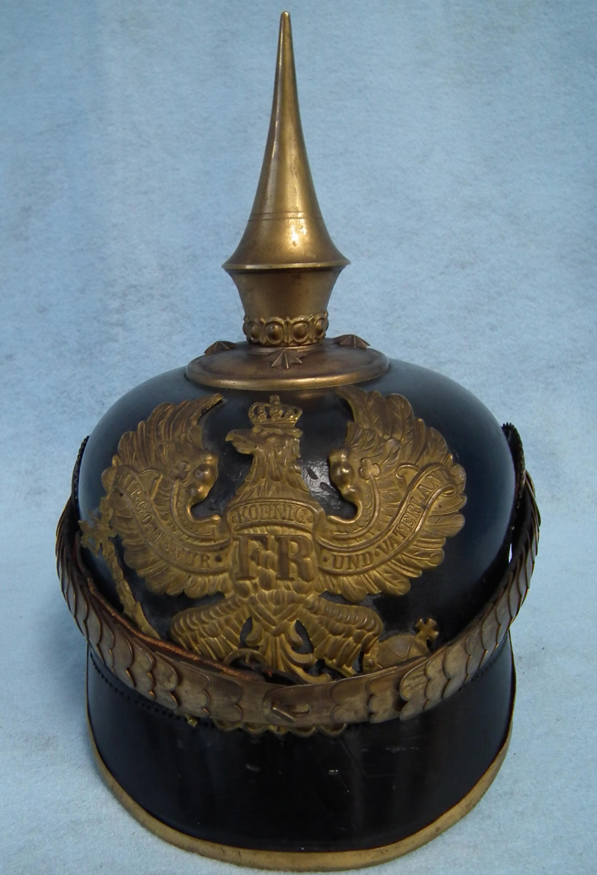 Prussian Train Abteilung Officers Pickelhaube
