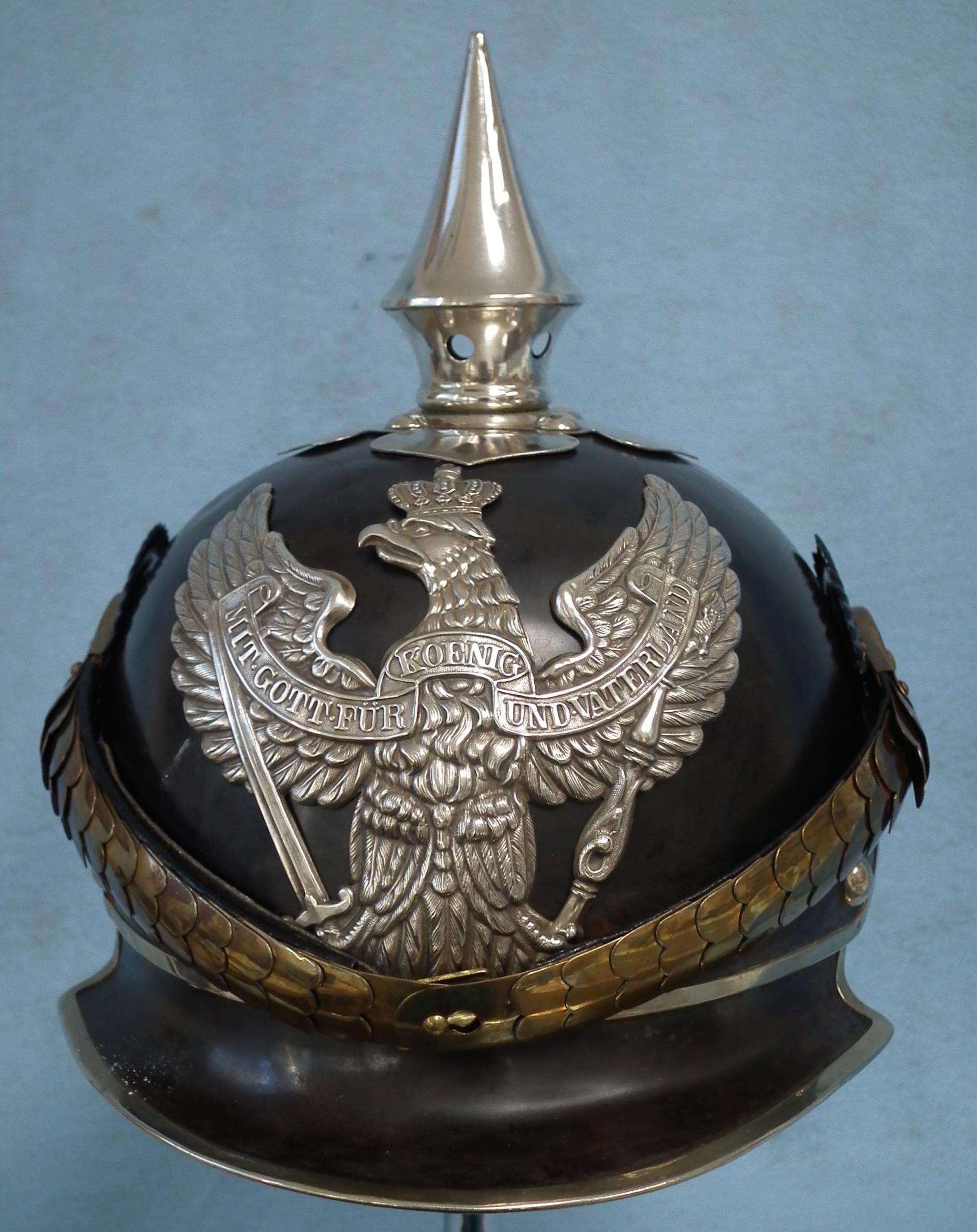 Prussian Jäger zu Pferd Enlisted Pickelhaube