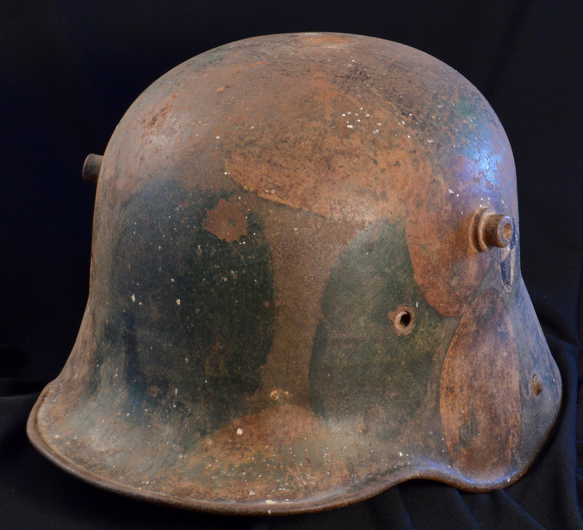 German WW1 Model 1916 1st Garde a Foot Camouflage Steel Helmet