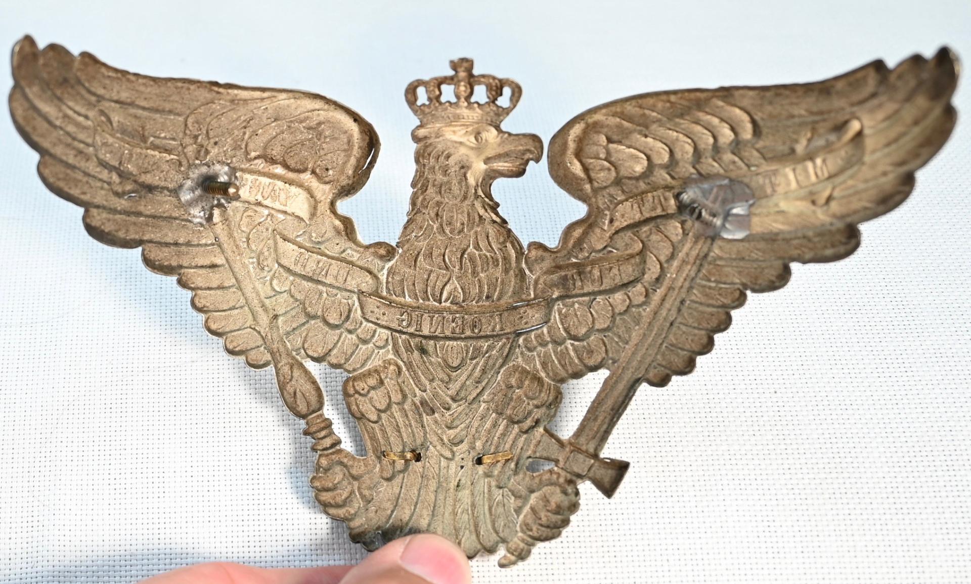 Prussian 7th Uhlan or 3rd Dragoon Res. Officers Frontplate - RARE