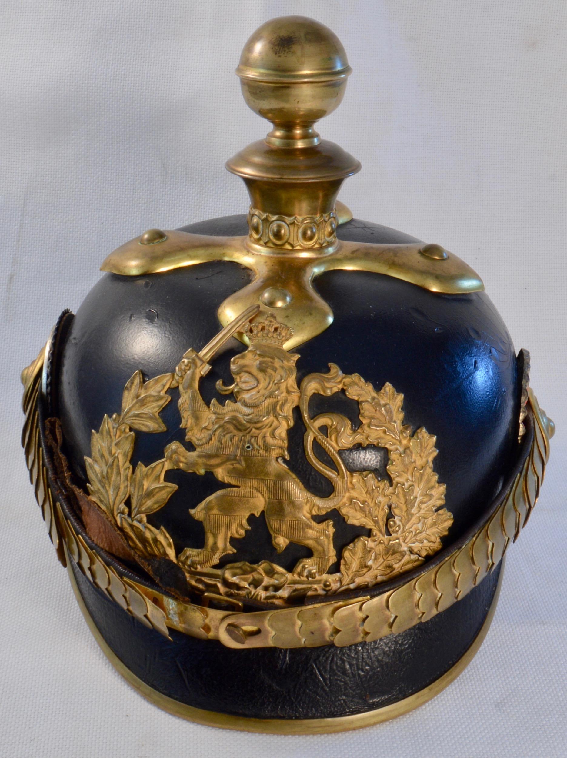 Hessen 25th or 61st Field Artillery Officer's Pickelhaube