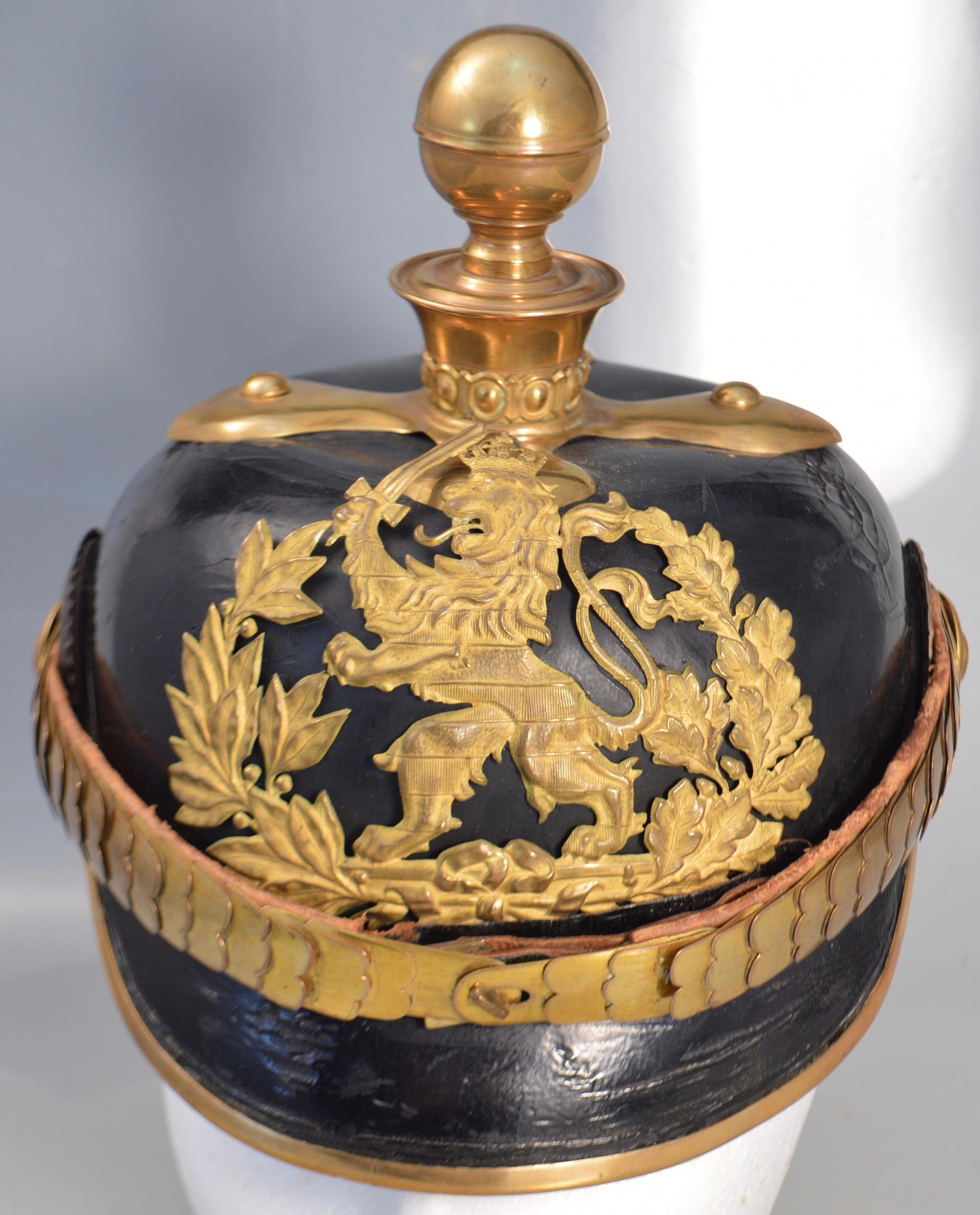 Hessen 25th or 61st Field Artillery Officer Model 1897 Pickelhaube