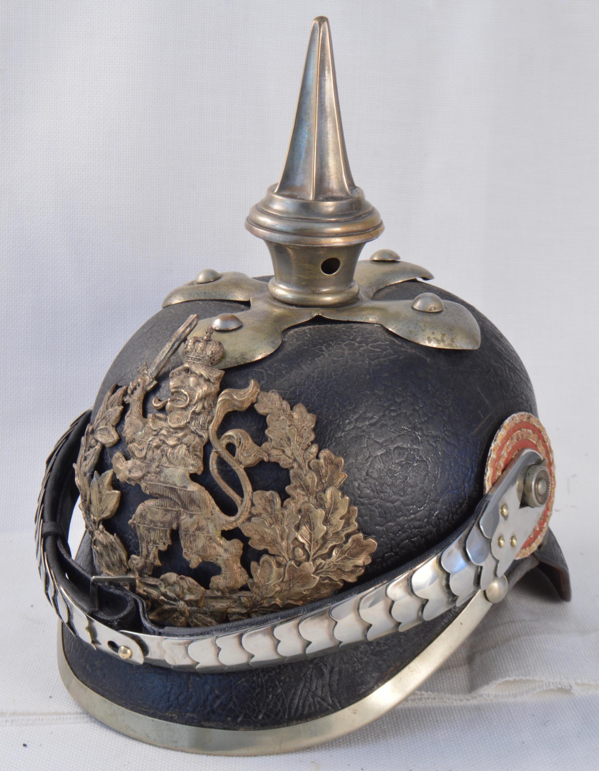 Hessen 24th Dragoon Enlisted Pickelhaube