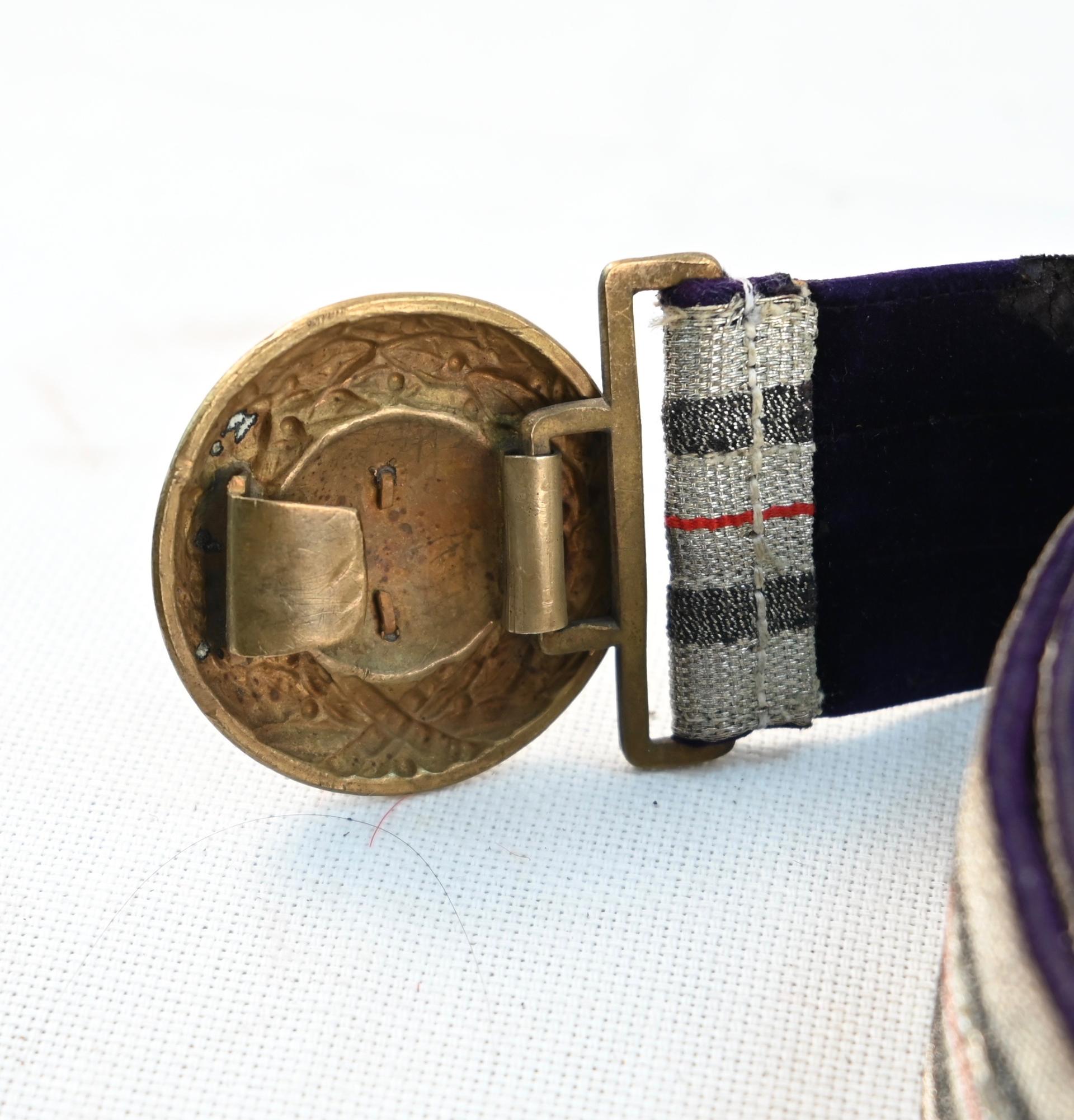 Saxon Weimar -5th Thüringen- Infantry Regiment Officers Belt