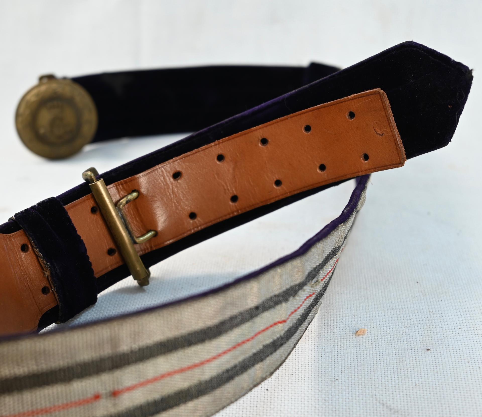 Saxon Weimar -5th Thüringen- Infantry Regiment Officers Belt