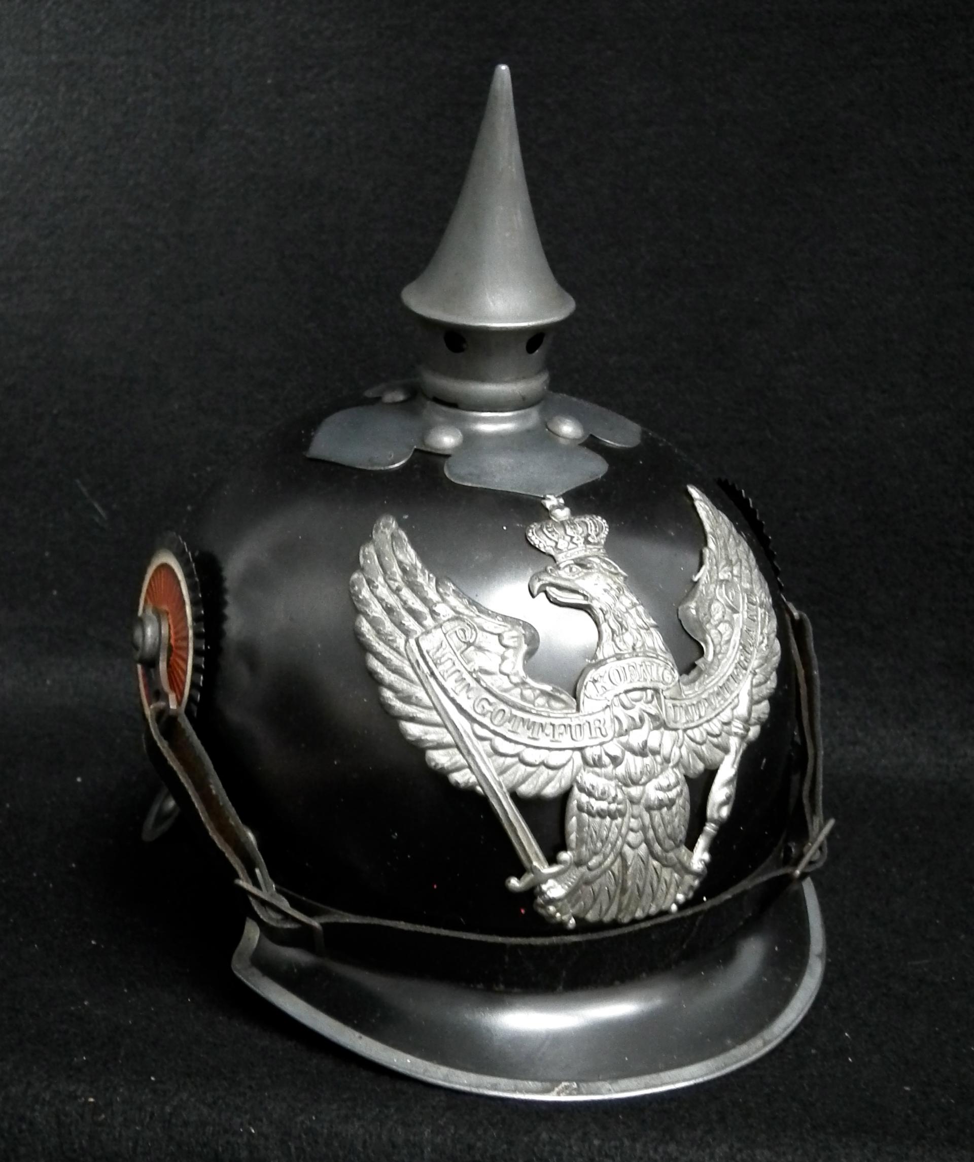 Prussian Jäger zu Pferd Model 1915 Enlisted Pickelhaube