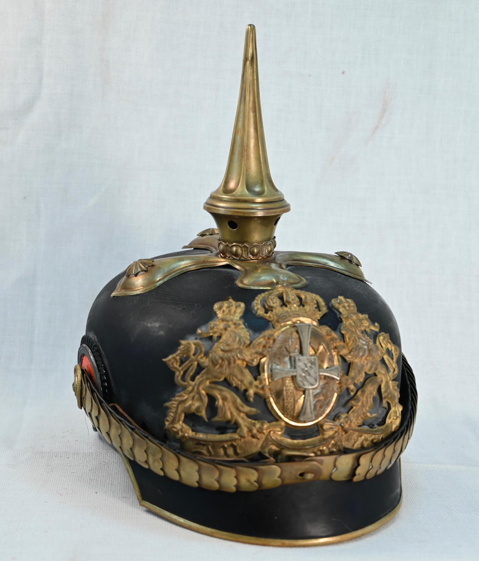 Bavarian Infantry Reserve Officers Pickelhaube