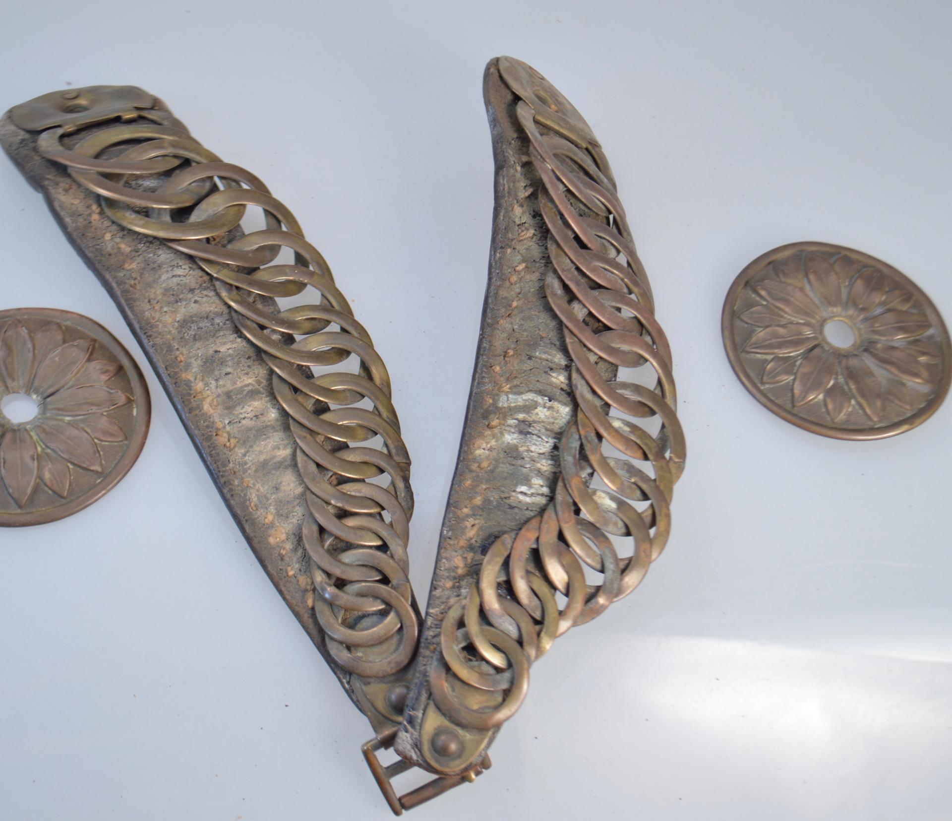 French Cuirassier or Dragon Enlisted Helmet chinscales