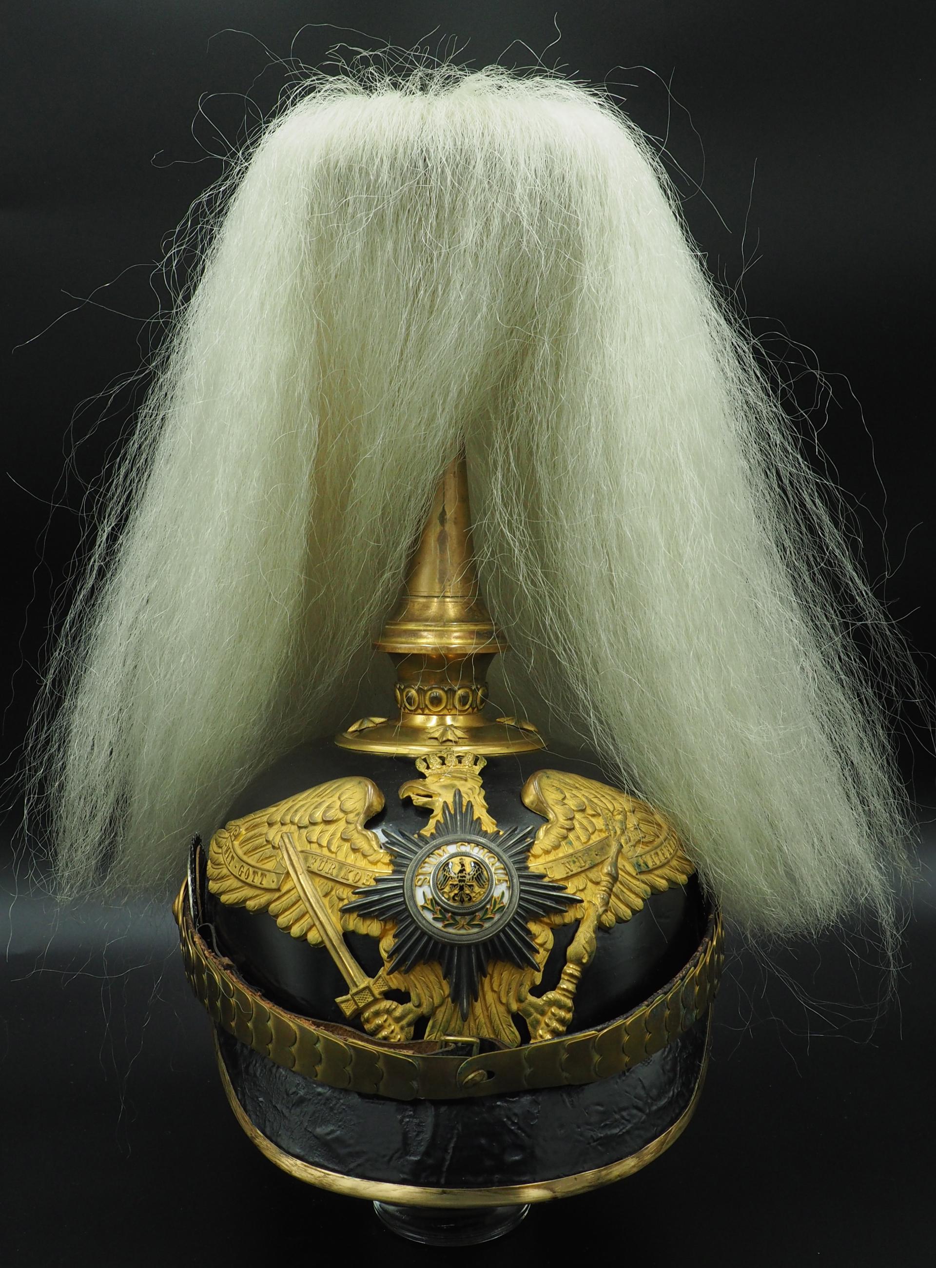 Prussian Garde Infantry Officer Pickelhaube "zu Parade"