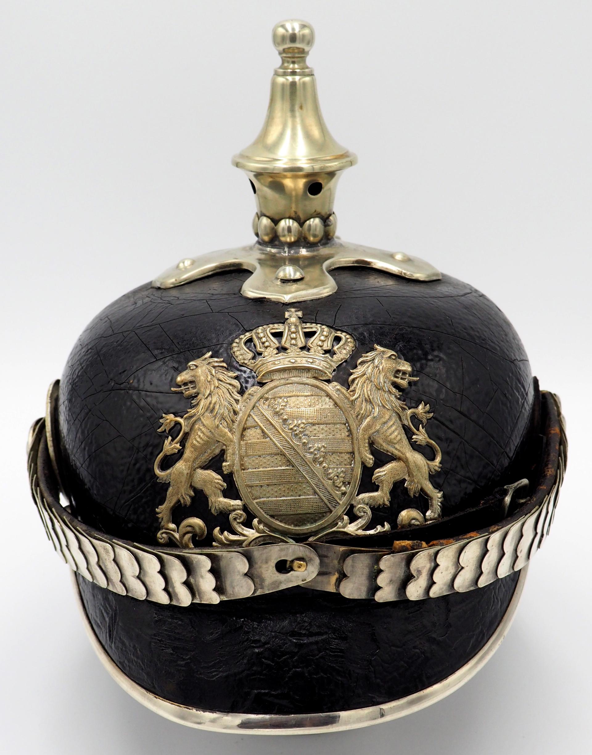 Imperial Saxe-Coburg-Gotha police commander Pickelhaube