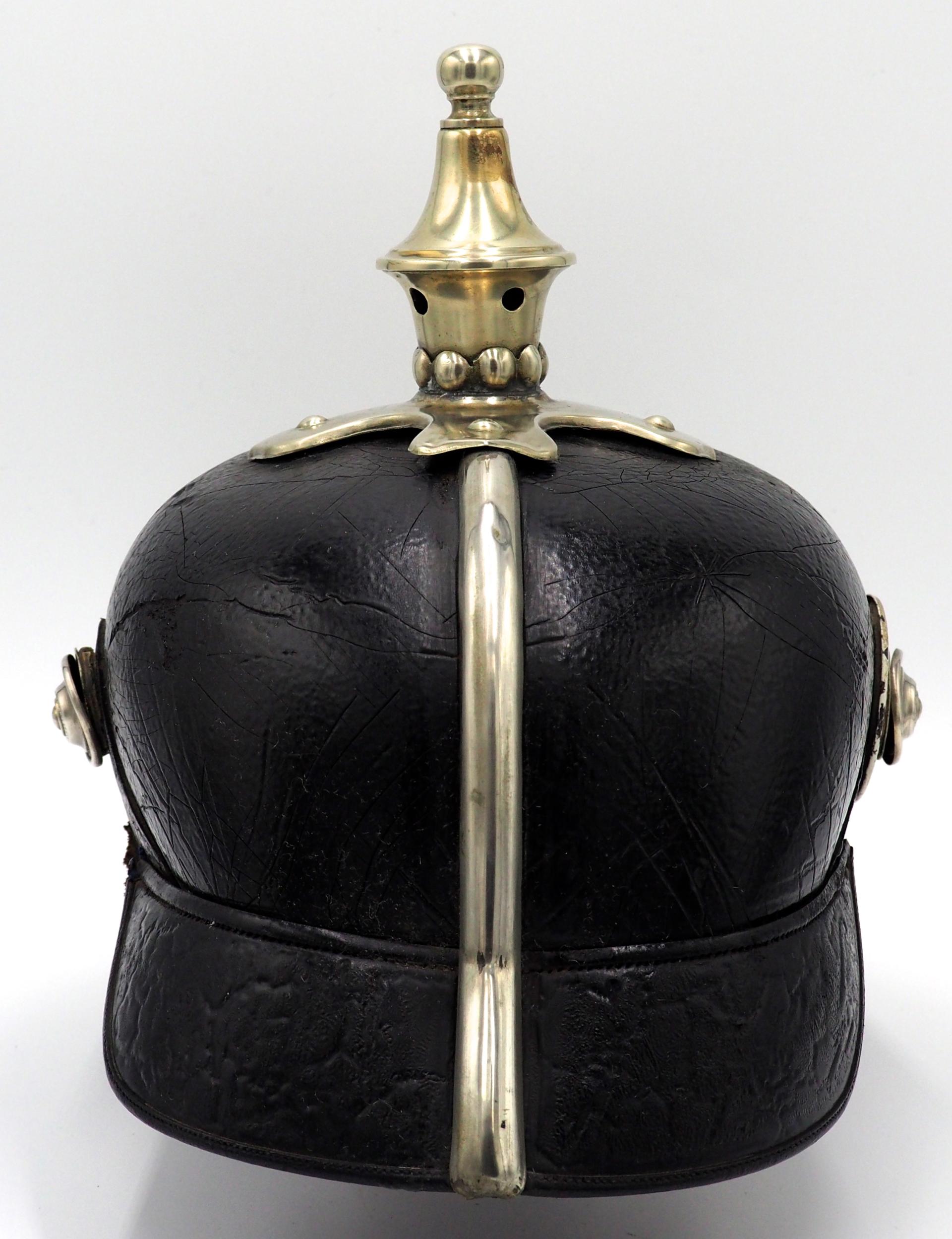 Imperial Saxe-Coburg-Gotha police commander Pickelhaube