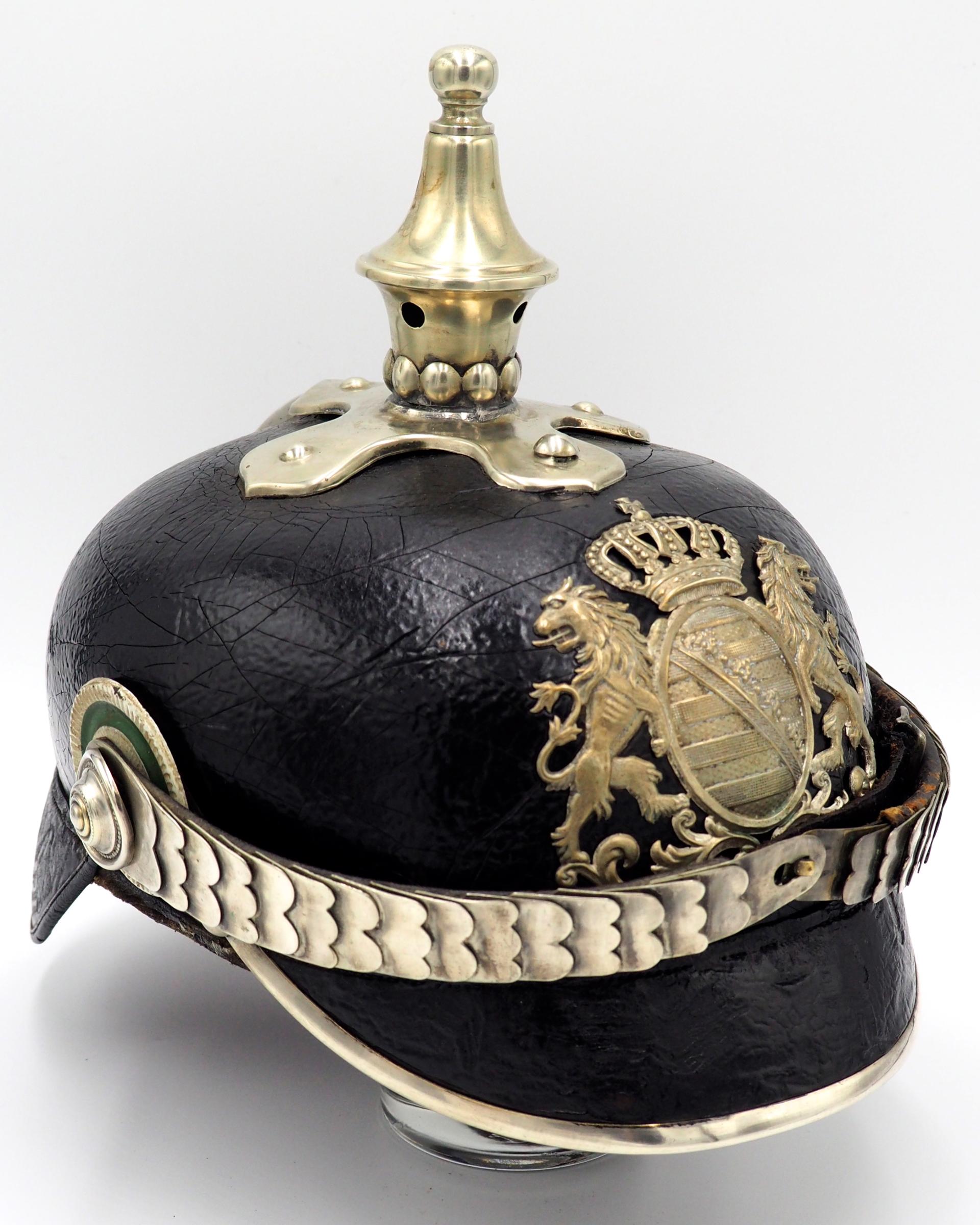 Imperial Saxe-Coburg-Gotha police commander Pickelhaube