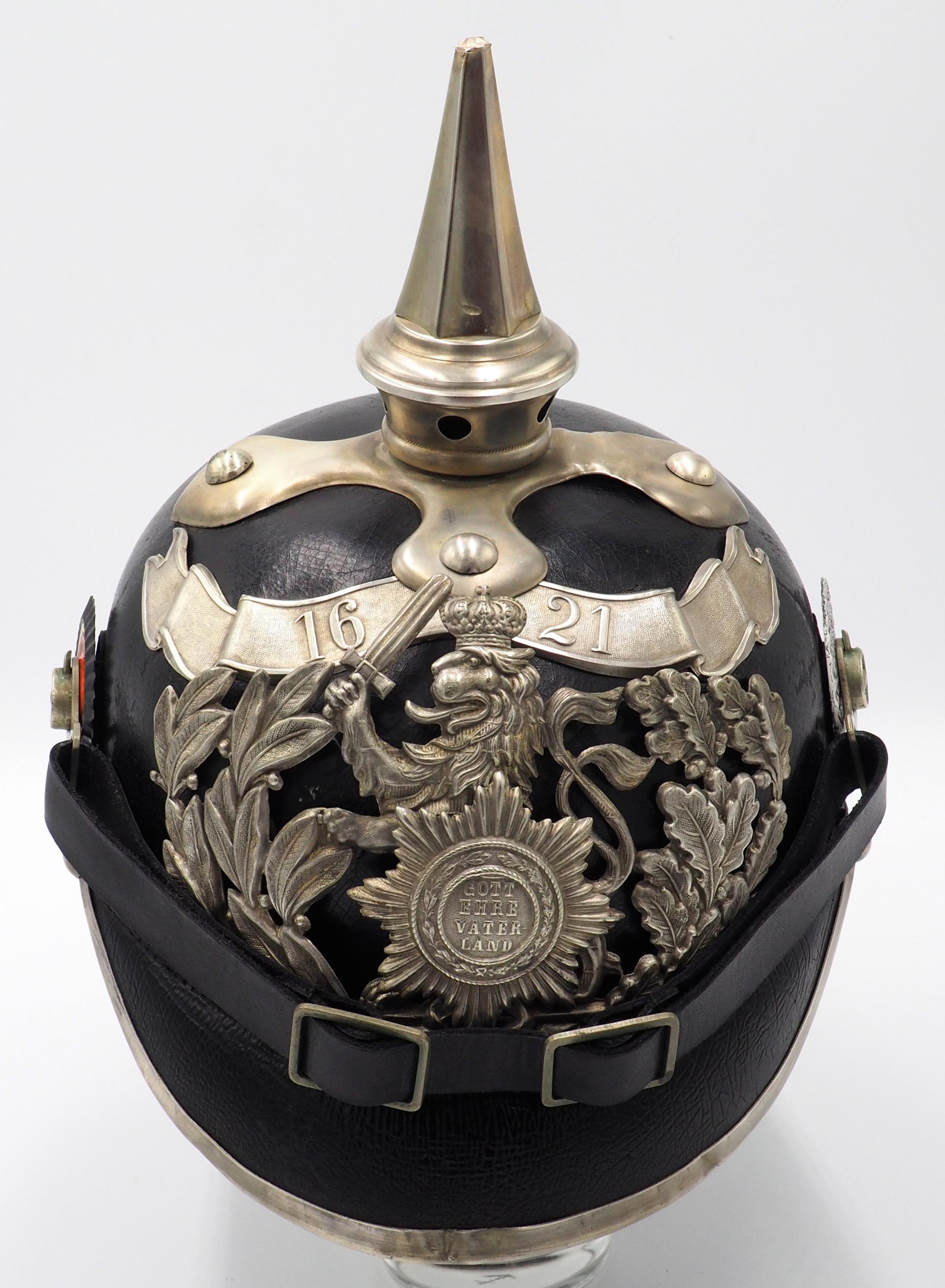 Hessen 115th Leib-Garde Infantry Enlisted Pickelhaube