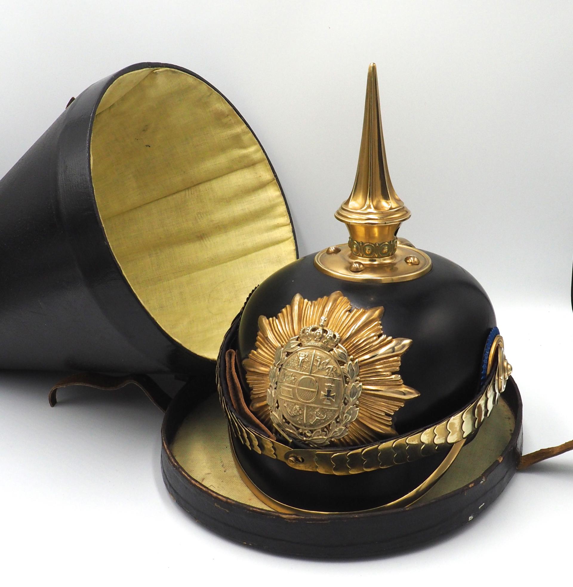 Mecklenburg-Schwerin Officer Aspirant/Fahnrich Infantry Pickelhaube
