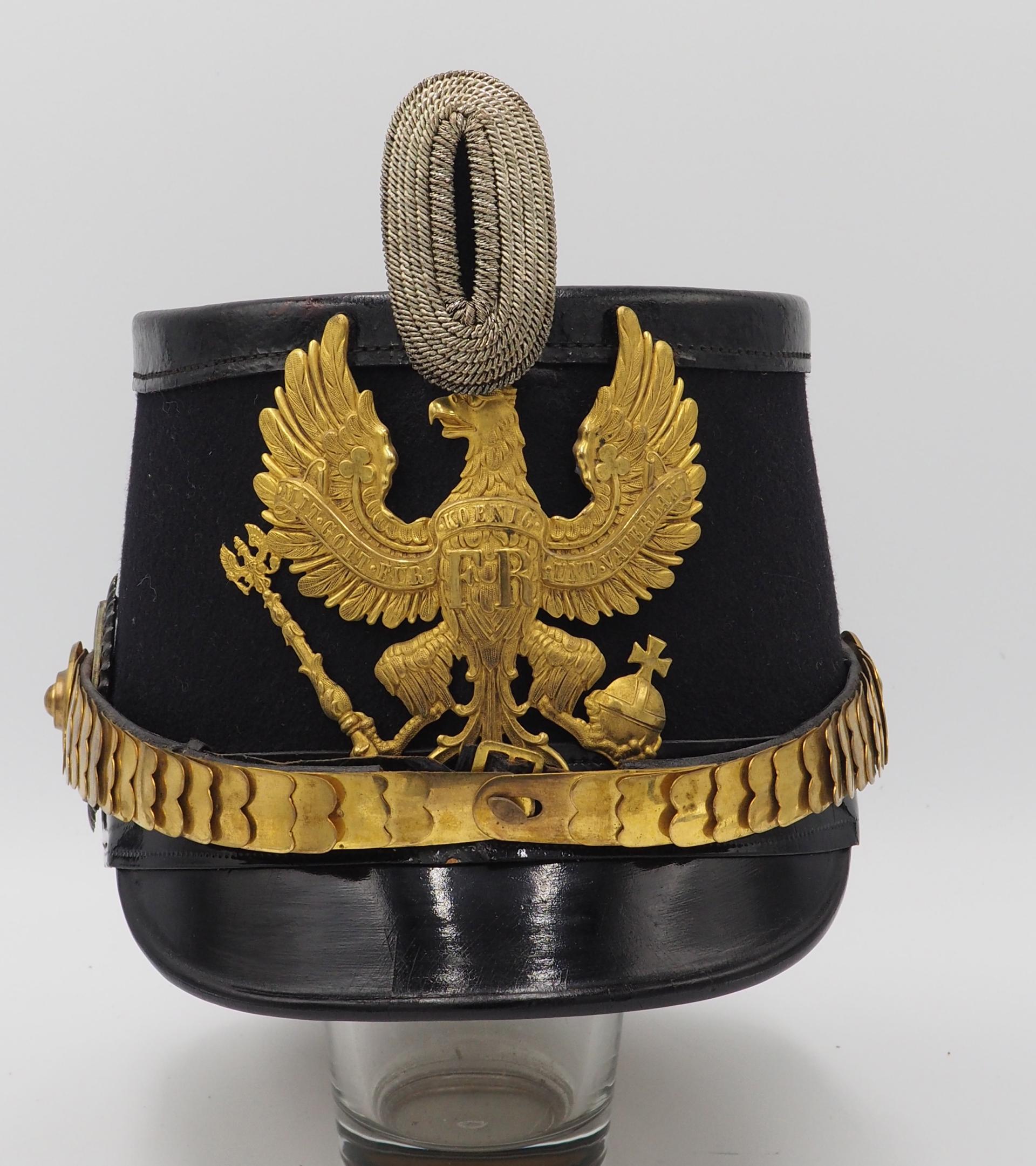 Prussian Line Jäger Bataillon Officers Shako