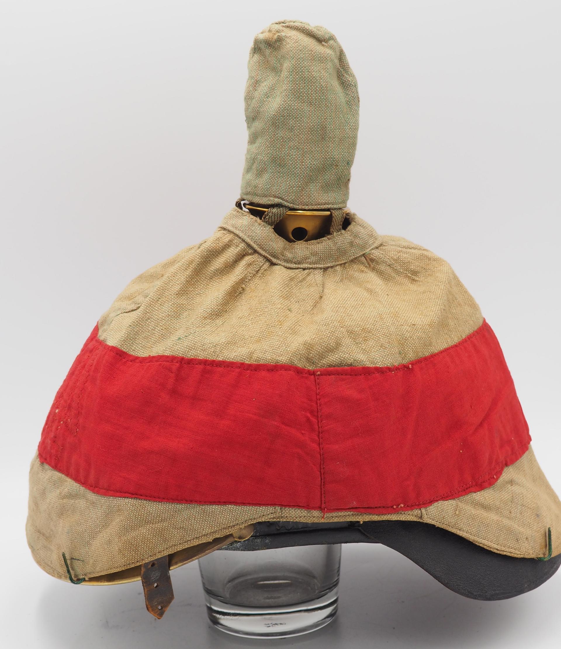 Prussian 40th Field Artillery Officer Pickelhaube with Field Cover