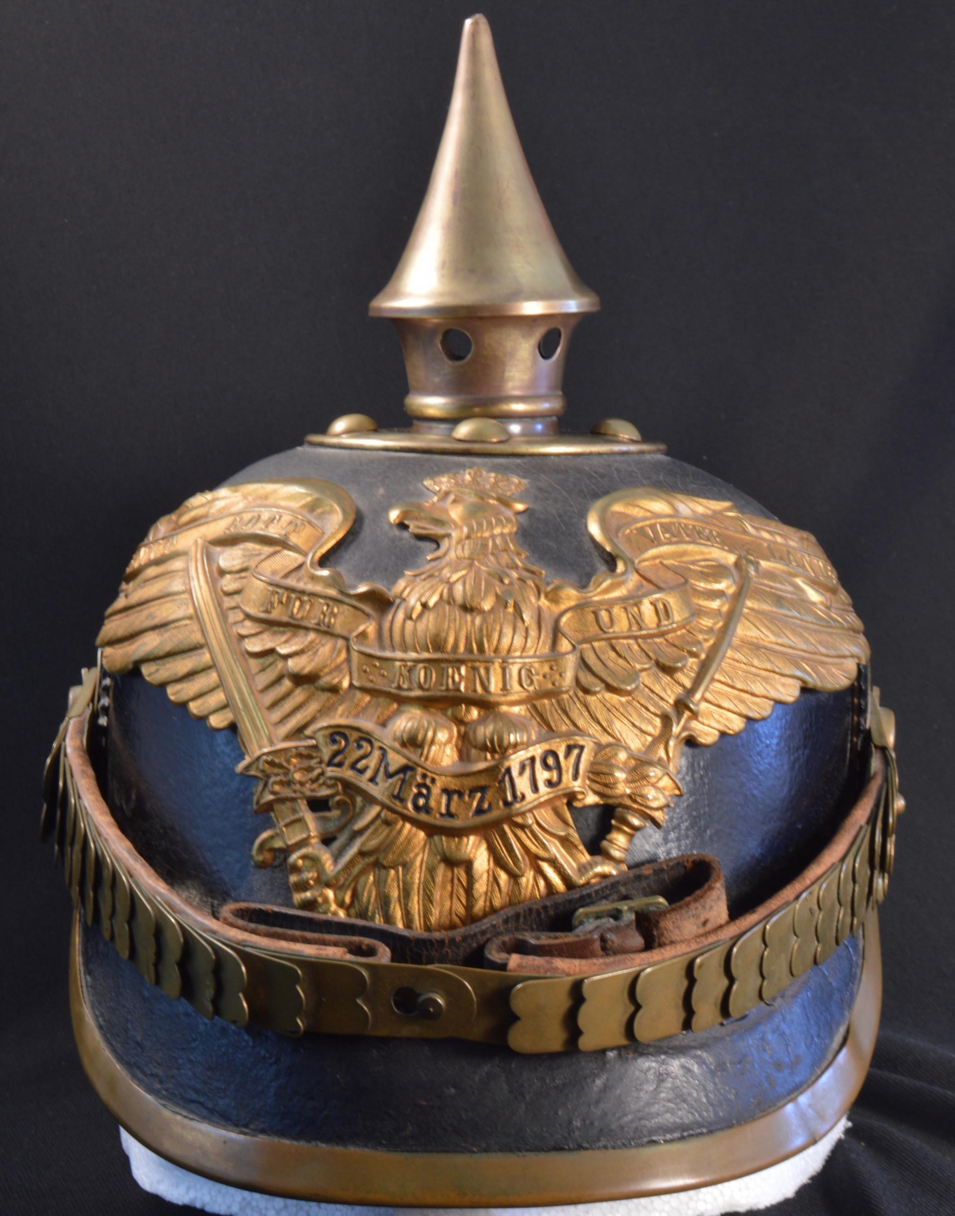 Prussian 7th Grenadier Enlisted/Eigentuhms Pickelhaube