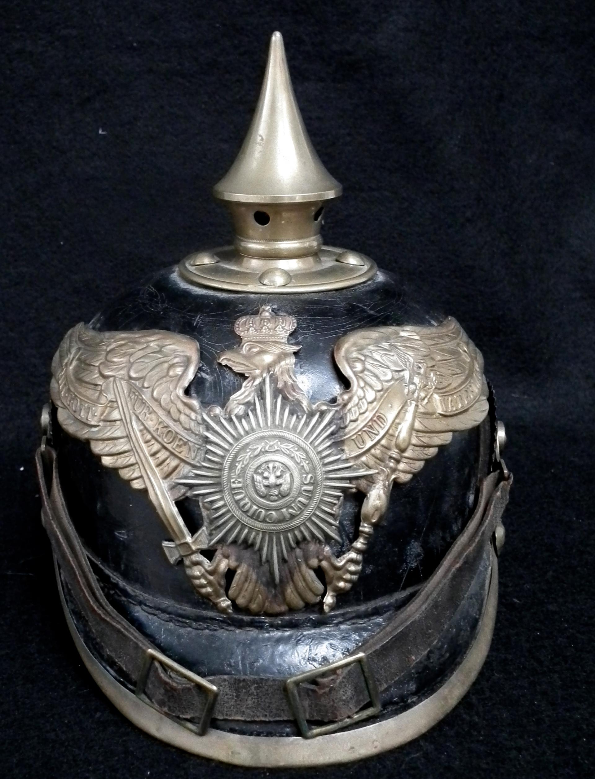 Prussian Garde Infantry Enlisted Pickelhaube