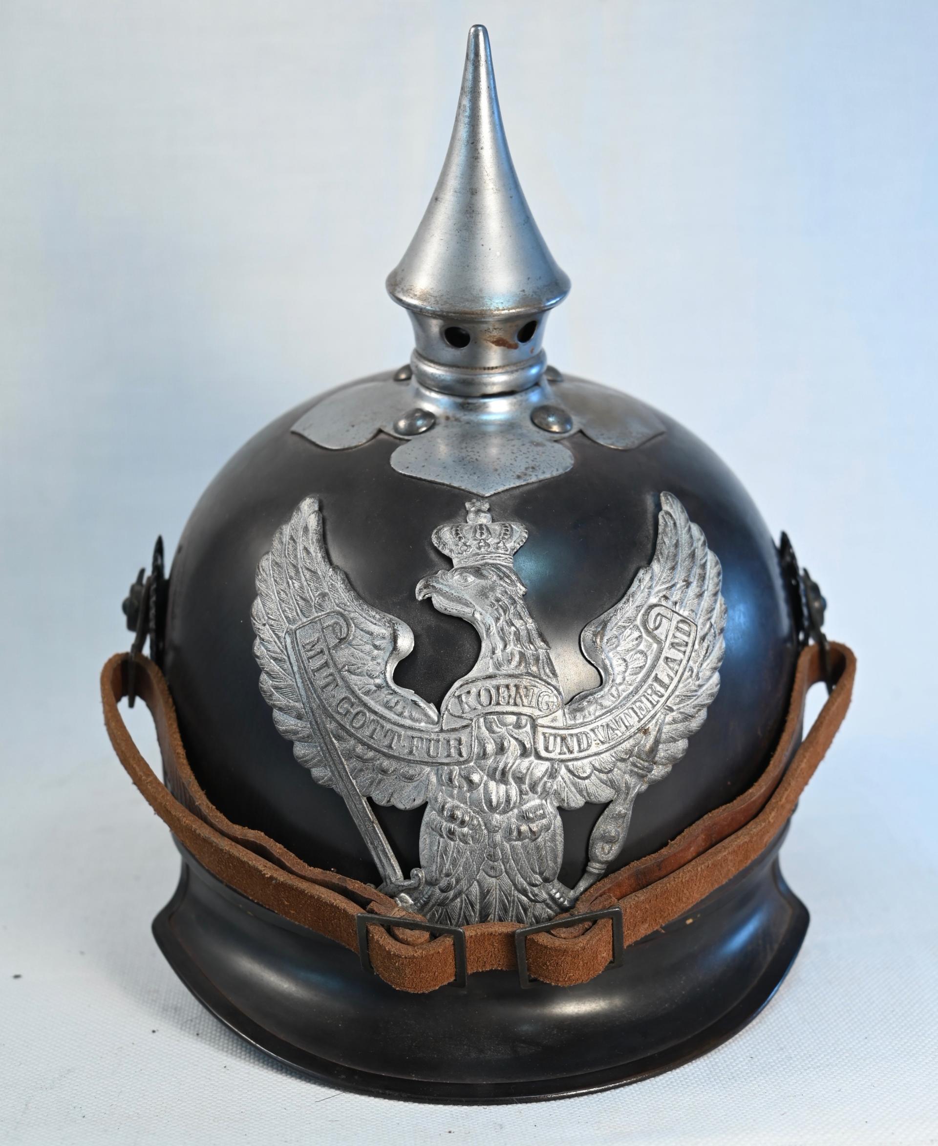 Prussian Jäger zu Pferd Model 1915 Enlisted Pickelhaube