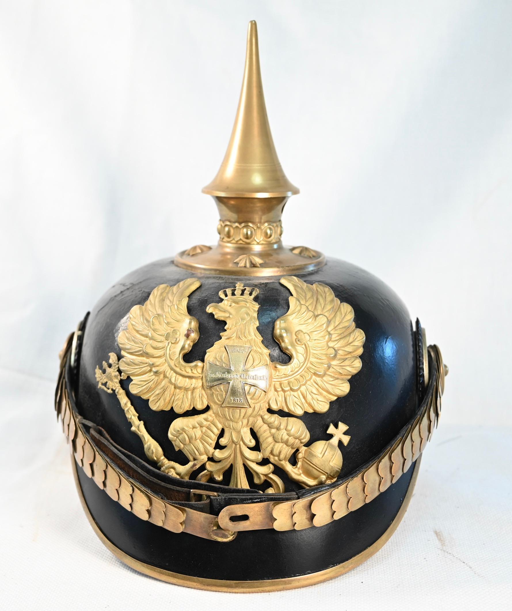 Prussian Infantry Landwehr Officer Pickelhaube